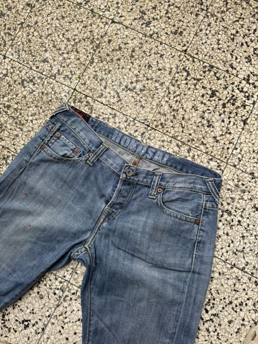 Evisu × Japanese Brand Evisu Hokusai painter and seagull print jeans Japan y2k Size 28" / US 6 / IT 42 - 4 Thumbnail