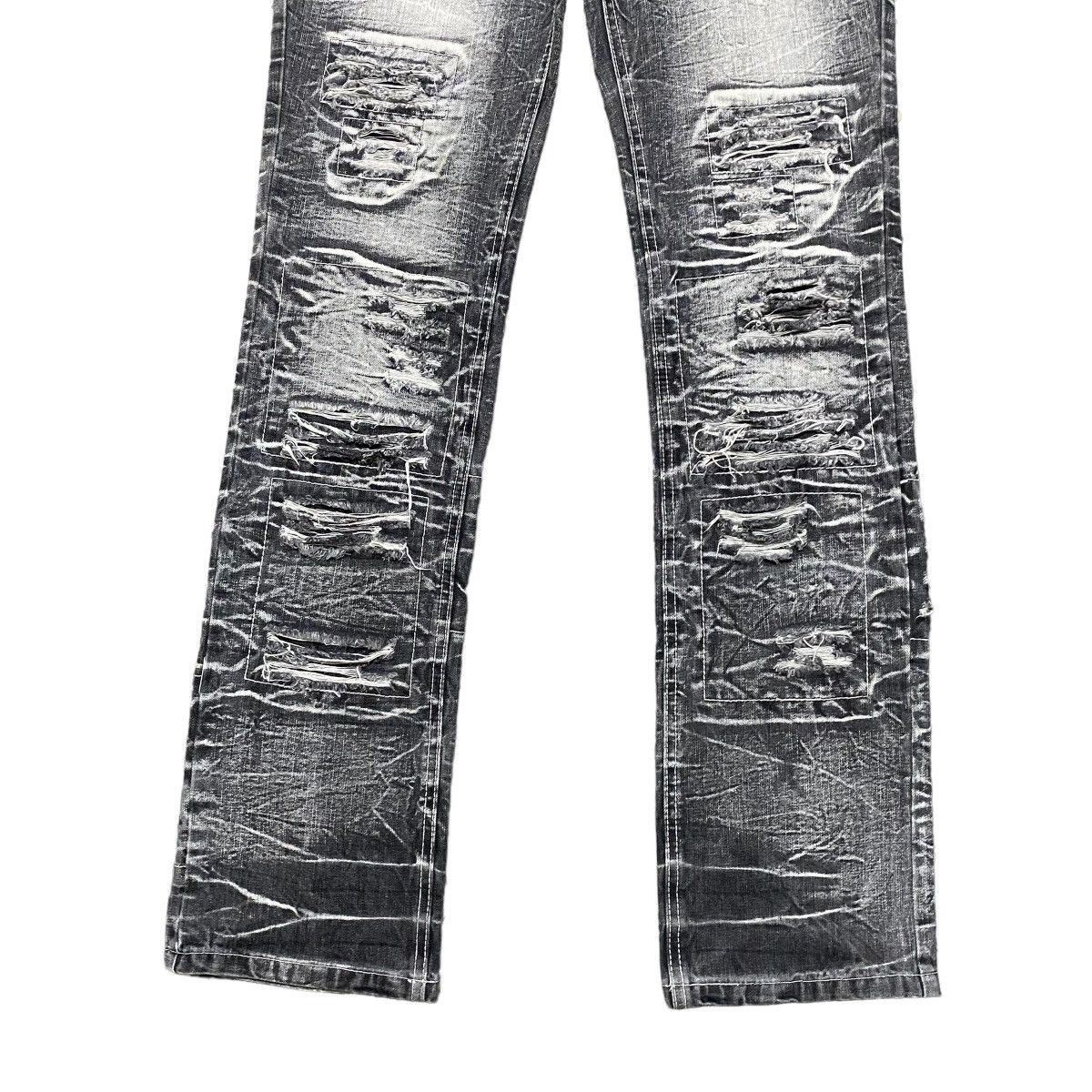 Japanese Brand Japanese Brand Lowbox Crust Distressed Denim Jeans Acidwash Size US 32 / EU 48 - 8 Thumbnail