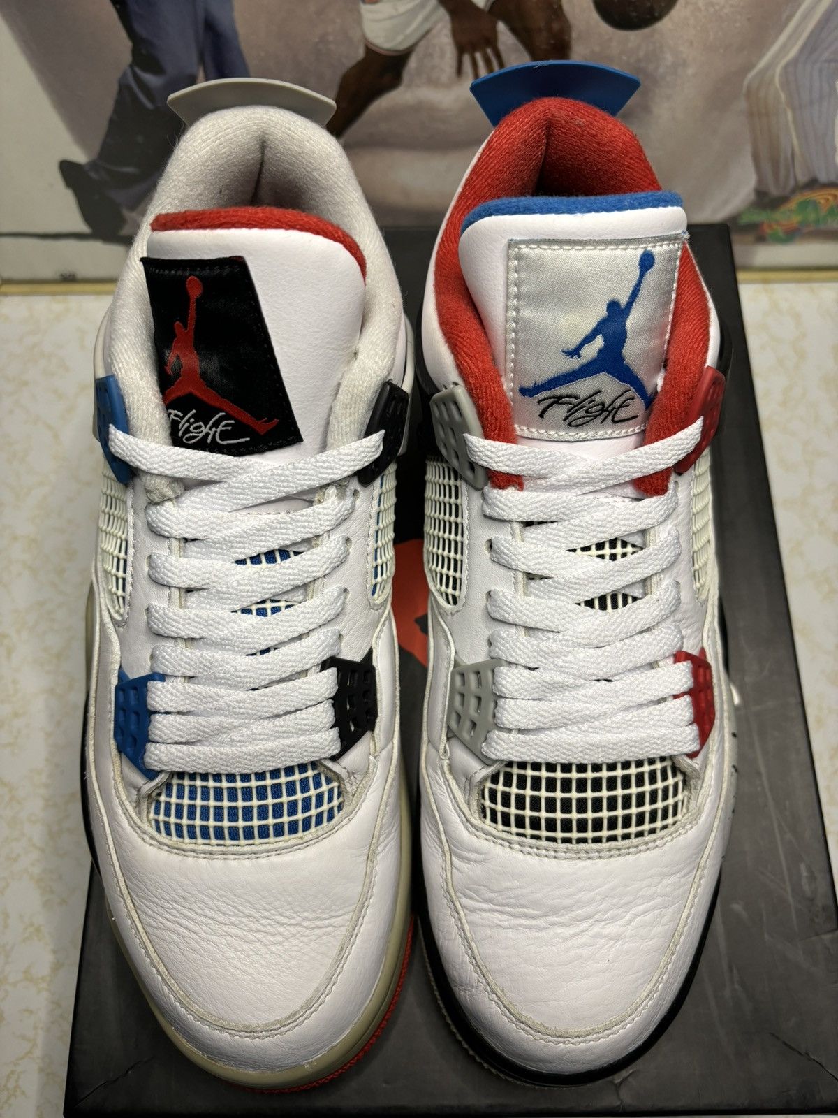 Jordan Brand Air Jordan 4 Retro What The 2019 Size US 8.5 / EU 41-42 - 2 Thumbnail