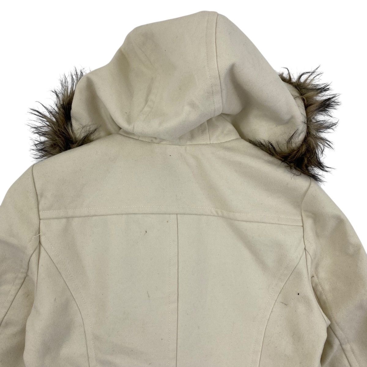 Guess Vintage GUESS LOS ANGELES Est 1981 Hooded Fur Winter Coat Size S / US 4 / IT 40 - 5 Thumbnail