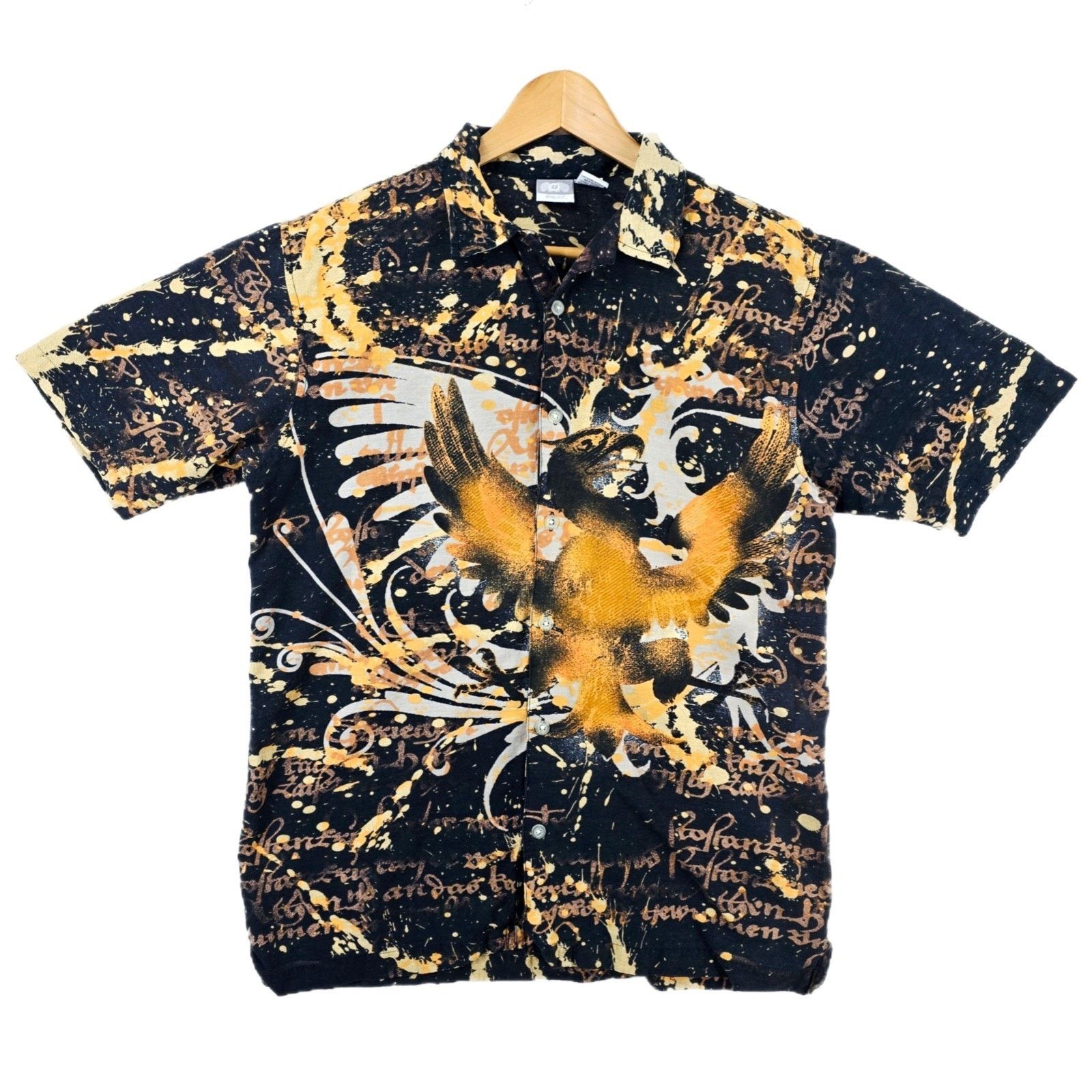 Other Vintage Utility Hawaiian Shirt Medium Abstract Eagle Y2K Size US M / EU 48-50 / 2 - 1 Thumbnail