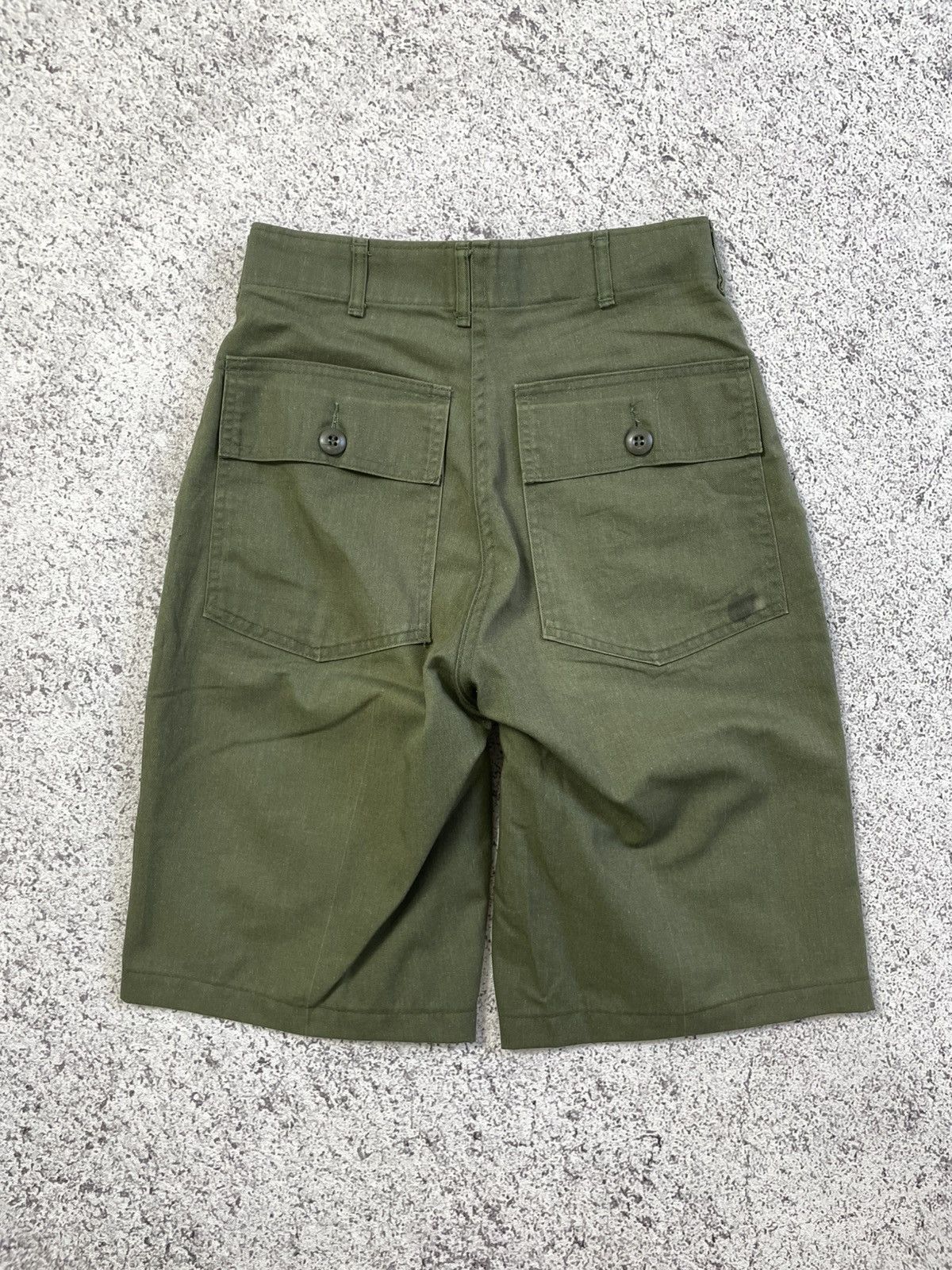Vintage Vintage US Army Military OG-507 Fatigue Pants Shorts Size US 27 - 3 Thumbnail