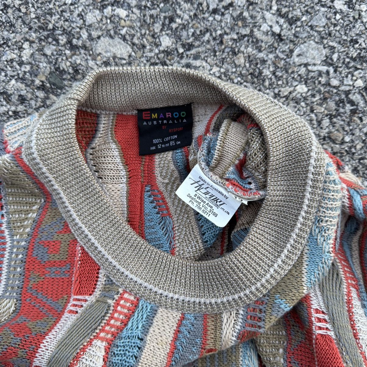 Coogi Vintage Emaroo Australia 3D Knit Sweater. Size US XS / EU 42 / 0 - 6 Thumbnail