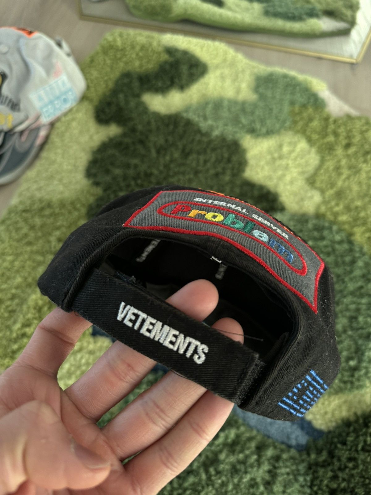 Vetements Vetements 404 Racing Error Embroidery Hat Size ONE SIZE - 4 Thumbnail
