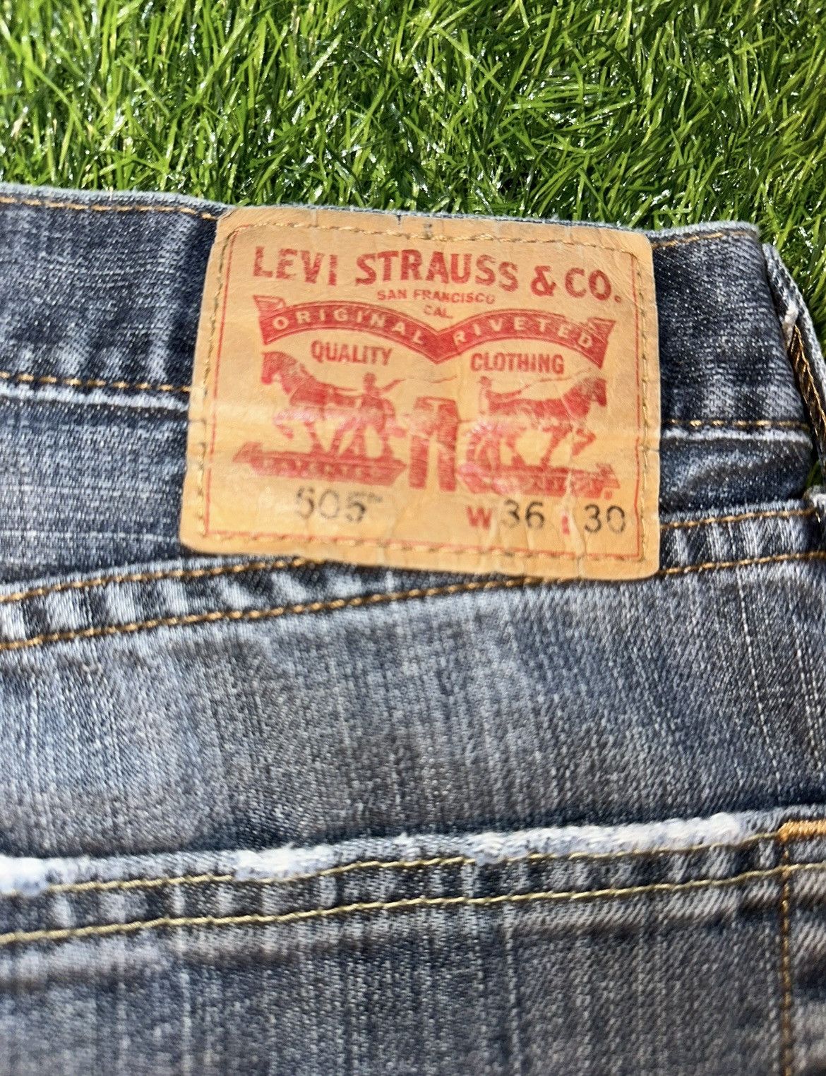 Levi's Levi 505 Strauss & Co Jeans Size W36 L30 Size US 36 / EU 52 - 3 Thumbnail