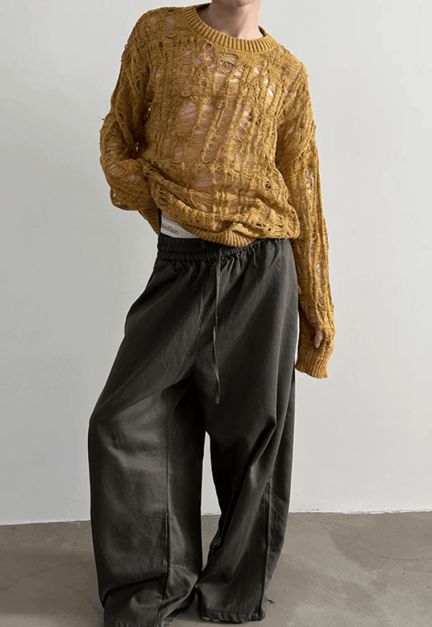 Other Men’s hollow knitted sweater Size US M / EU 48-50 / 2 - 4 Thumbnail