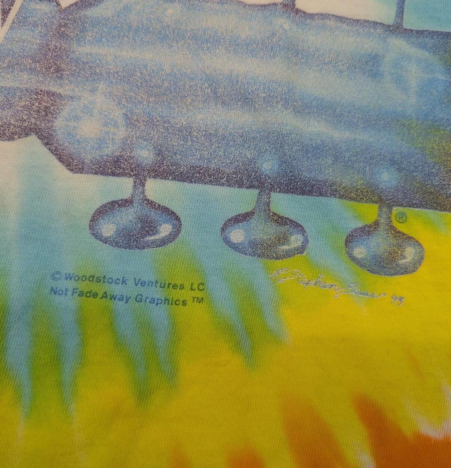 Gildan Vintage Woodstock 99 Rome New York Tie Dye T-shirt Size US L / EU 52-54 / 3 - 2 Thumbnail