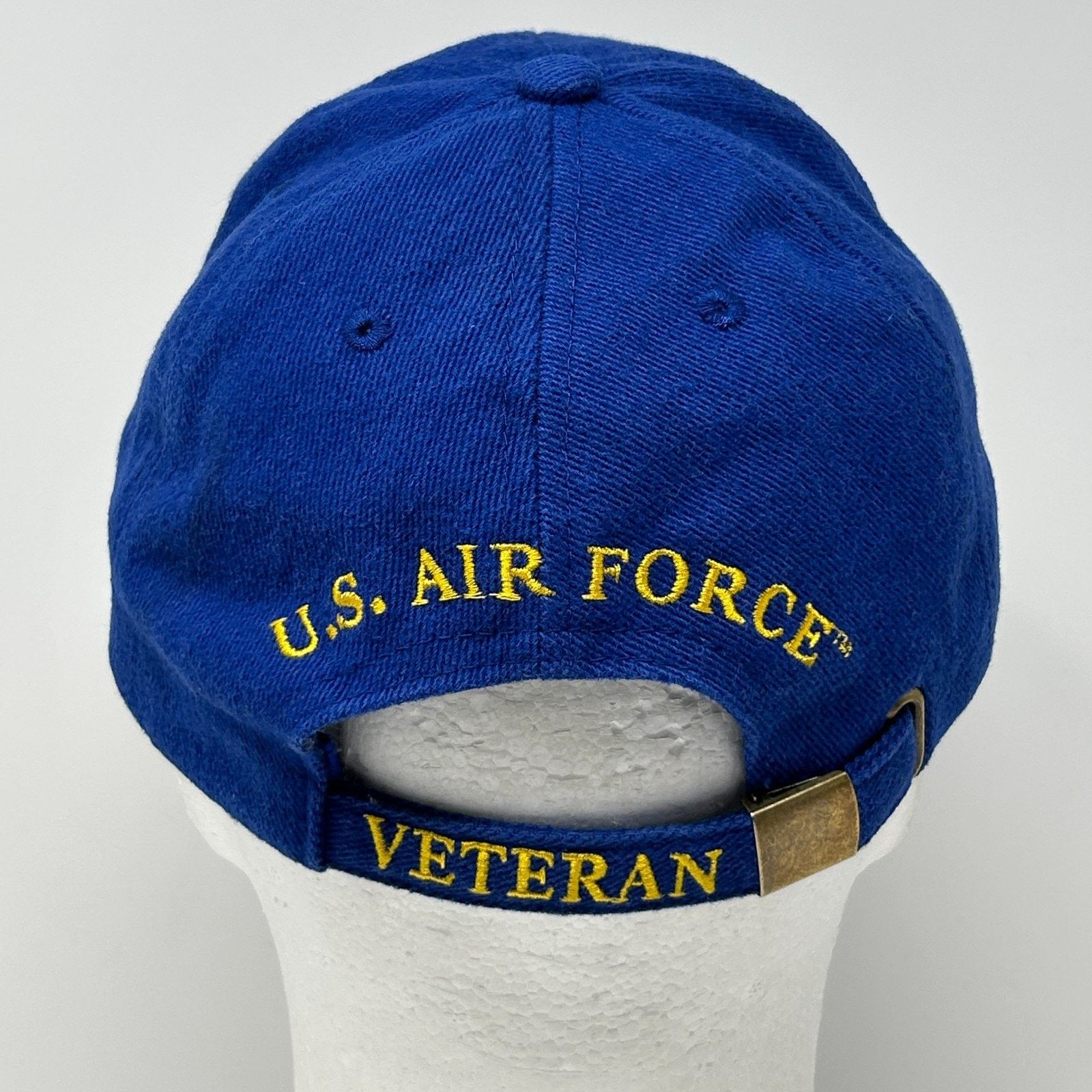 Other US Air Force Veteran Hat Cap Blue USAF Gold Leaf Leaves Size ONE SIZE - 3 Thumbnail