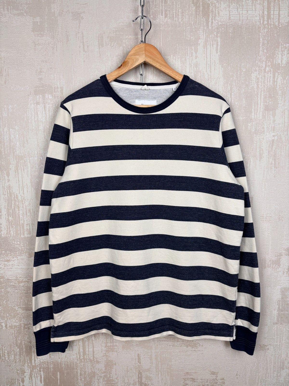 Albam Albam Crew Neck Sweatshirt Striped Size M Heavy Cotton Size US M / EU 48-50 / 2 - 3 Thumbnail