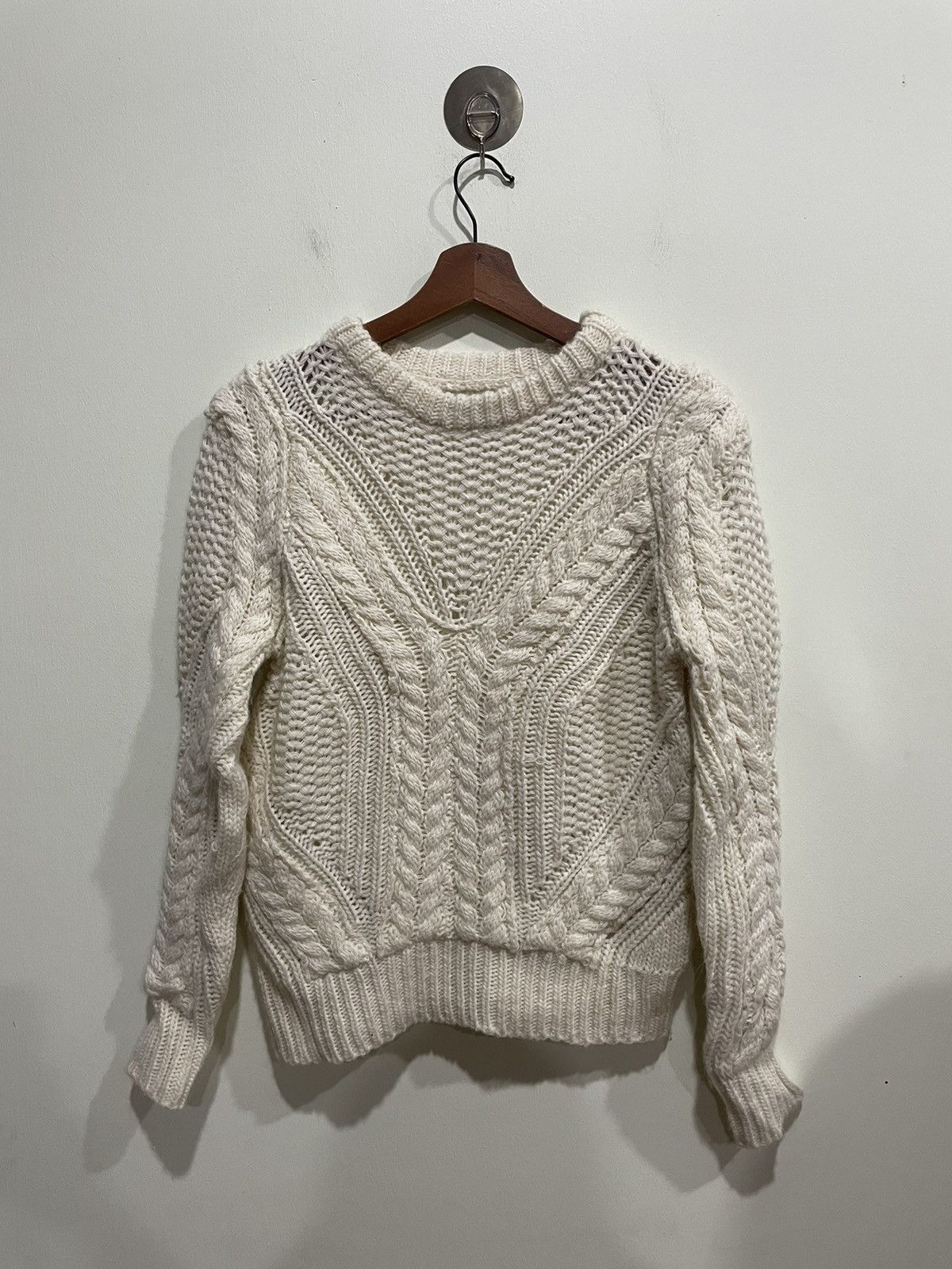 Maje Maje White Sweatshirts Size ONE SIZE - 1 Thumbnail