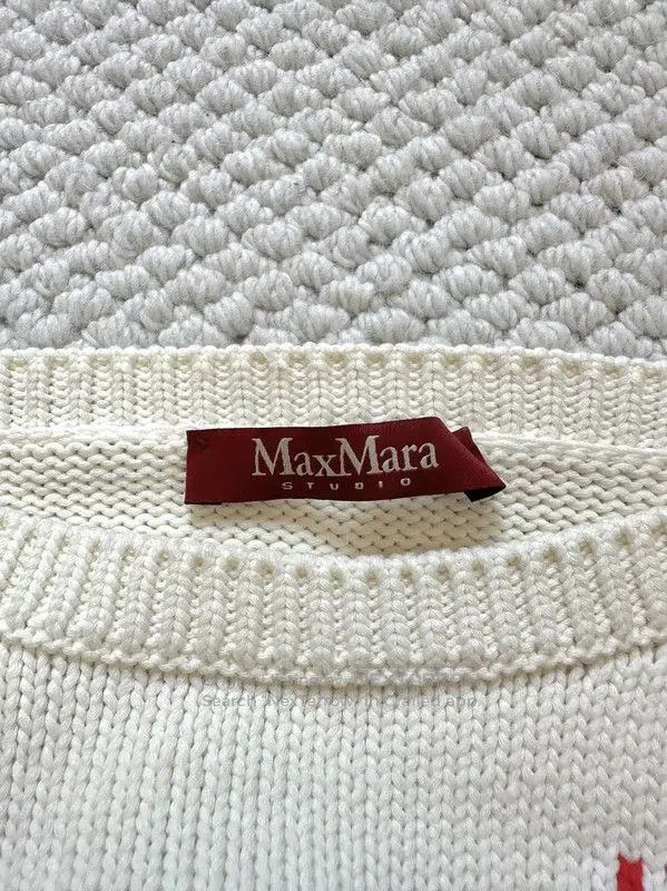 Max Mara MaxMara Colorblocked Cotton-Blend Sweater . Size S / US 4 / IT 40 - 5 Thumbnail