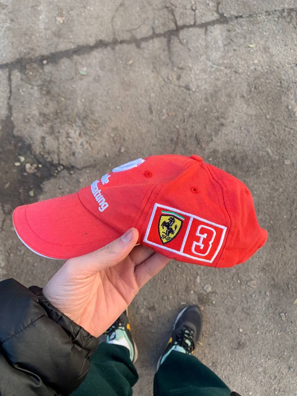 Vintage VERY RARE FERRARI MICHAEL SCHUMACHER CAP RETRO Y2K 90s SK8 Size ONE SIZE - 2 Thumbnail