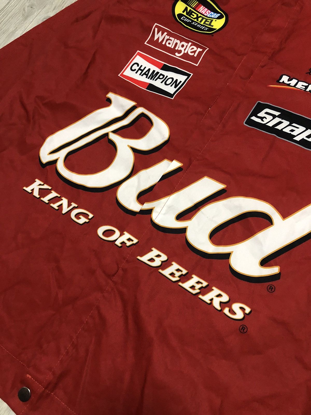 Other Vintage Y2K NASCAR Bud The Outlaw Racing jacket Size US XL / EU 56 / 4 - 2 Thumbnail