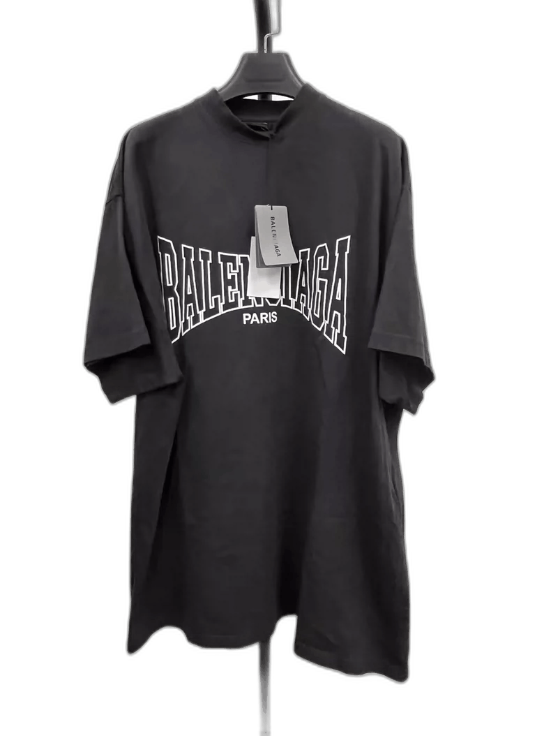 Balenciaga Balenciaga Logo Print Short Sleeve T-Shirt - dmc Size M / US 6-8 / IT 42-44 - 1 Thumbnail