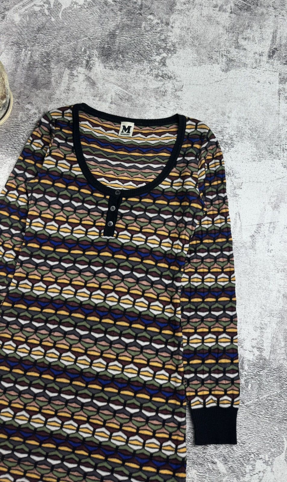 Missoni Missoni Knit 42 Size Wool Dress Tunic Black Longsleeve Size M / US 6-8 / IT 42-44 - 5 Thumbnail