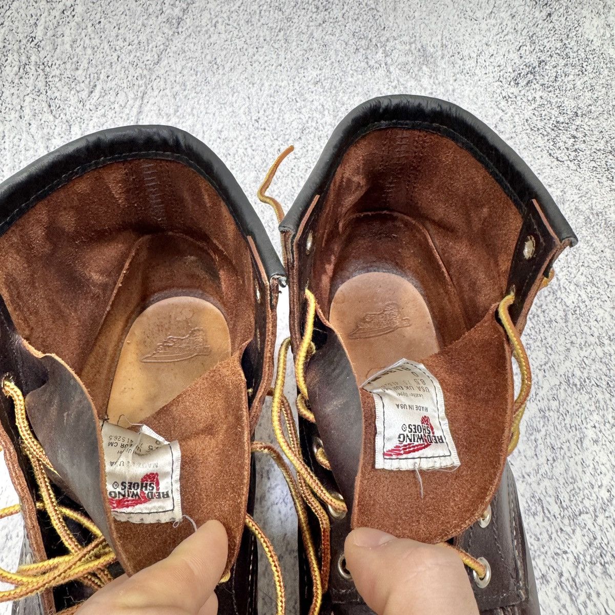 Red Wing Red Wing 8138 Heritage Moc Toe Boots Brown Oil Slick Leather Size US 8.5 / EU 41-42 - 9 Thumbnail