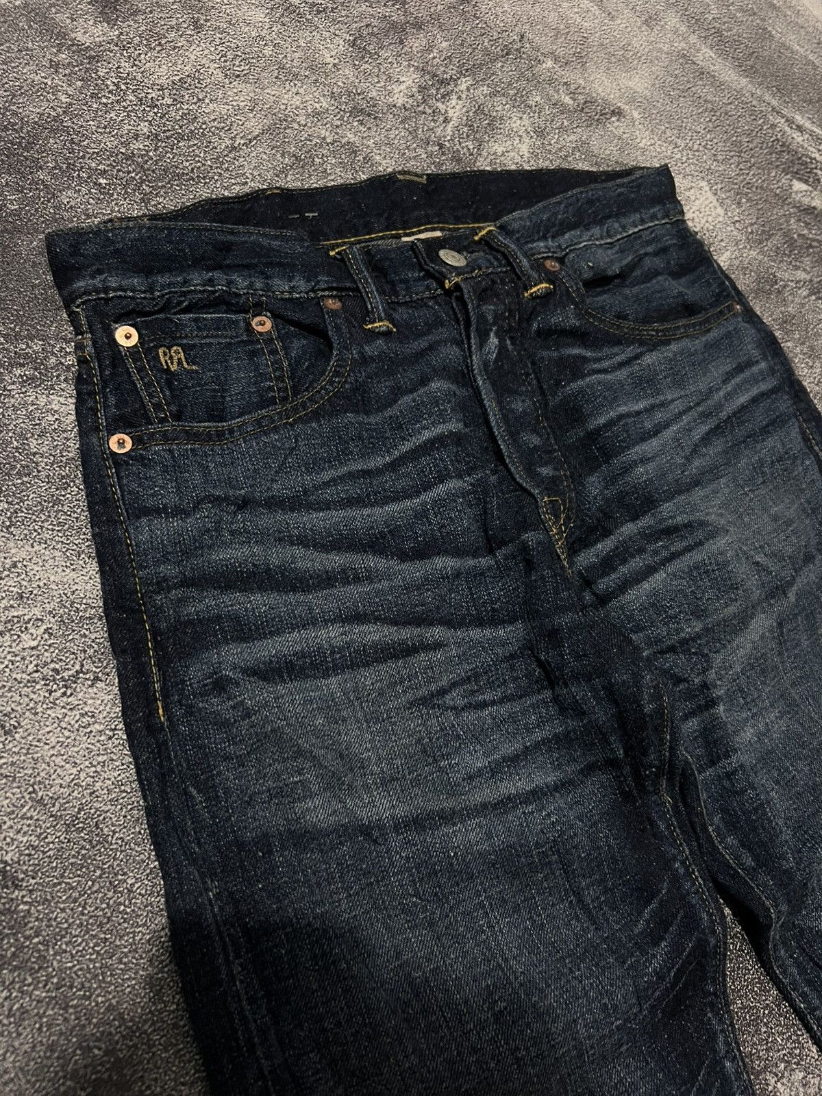 RRL Ralph Lauren Double RL Slim Fit Japan Woven Selvedge Denim Size US 30 / EU 46 - 4 Thumbnail