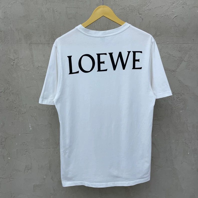 Loewe LOEWE White totem print behind the big Logo short sleeve T Size S / US 4 / IT 40 - 4 Thumbnail