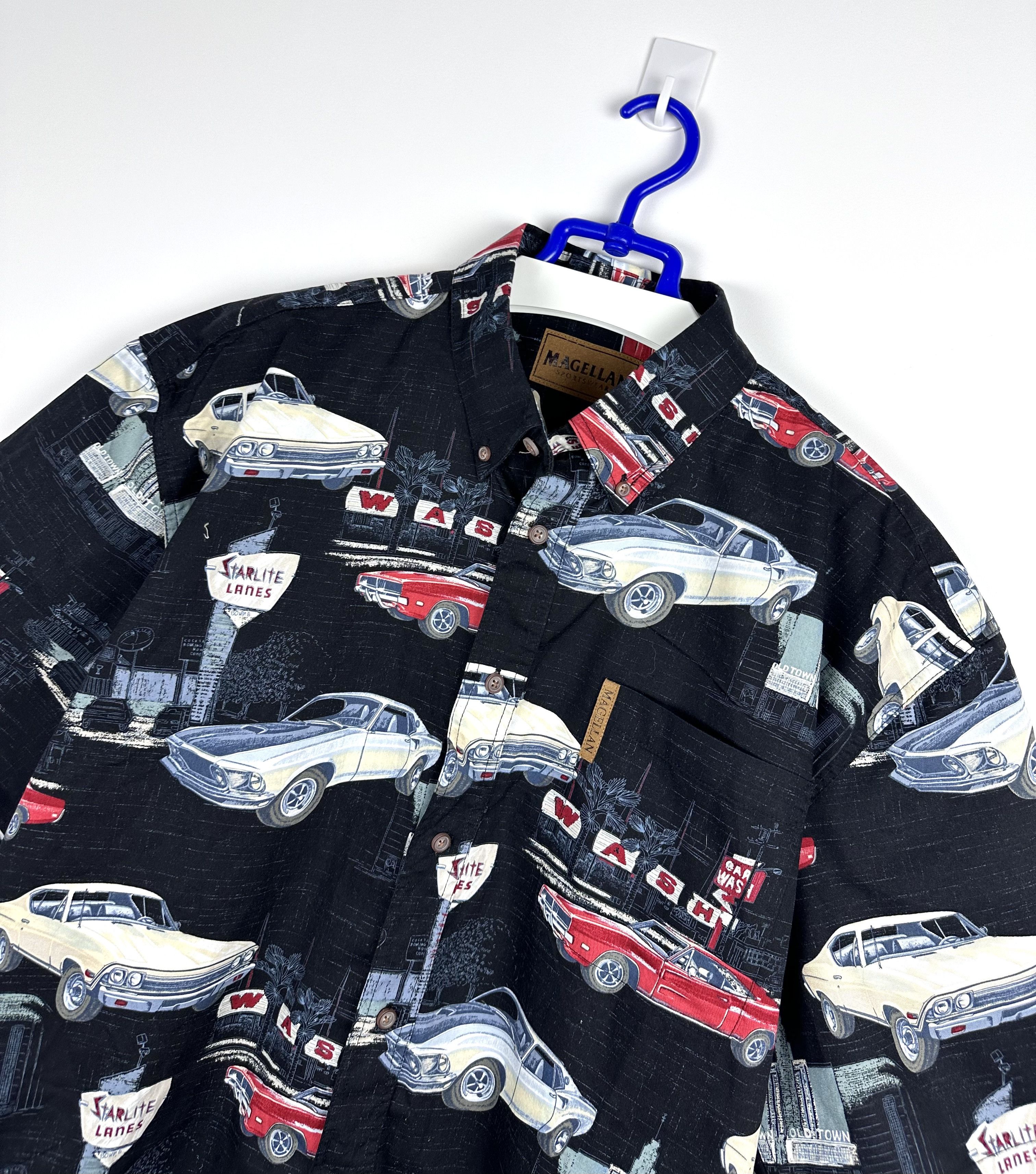 Other Hawaiian shirt Magellan Auto Racing vintage cars Size US XXL / EU 58 / 5 - 2 Thumbnail
