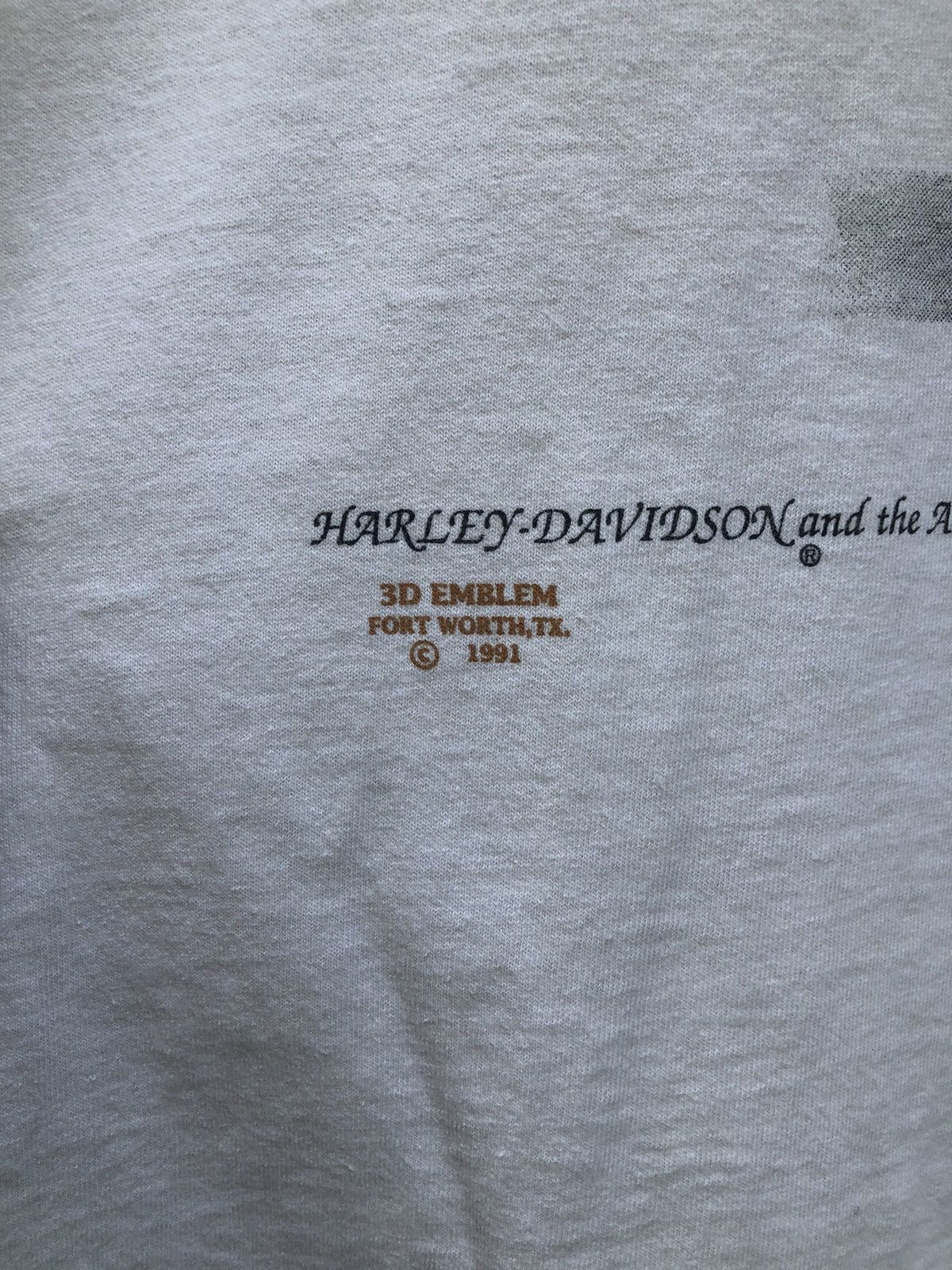 Harley Davidson × Vintage Vintage Harley Davidson 3D emblem shirt Size US L / EU 52-54 / 3 - 3 Thumbnail