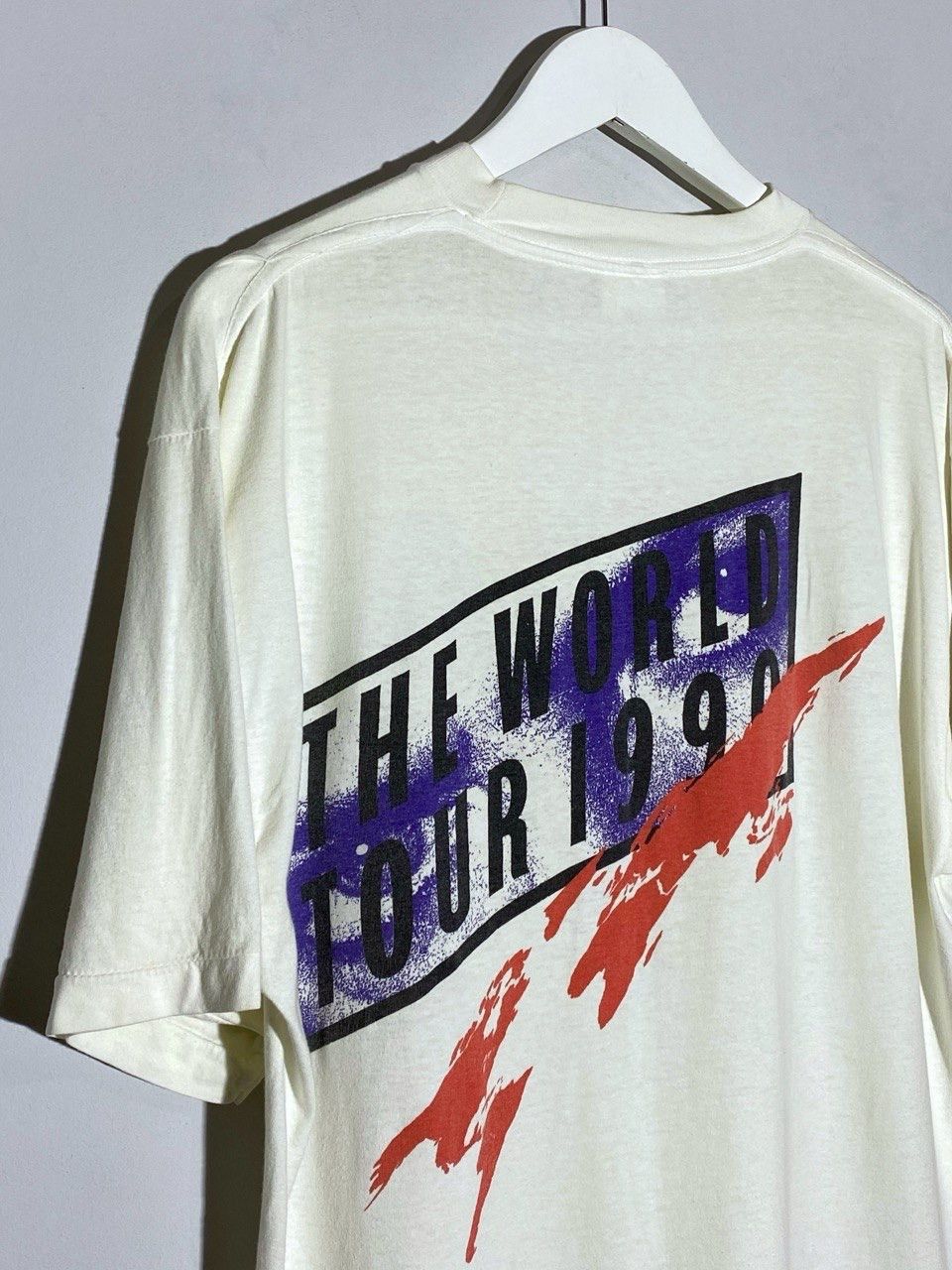 Band Tees Vintage 1990 David Bowie Sound Vision World Tour T-shirts Size US L / EU 52-54 / 3 - 3 Thumbnail