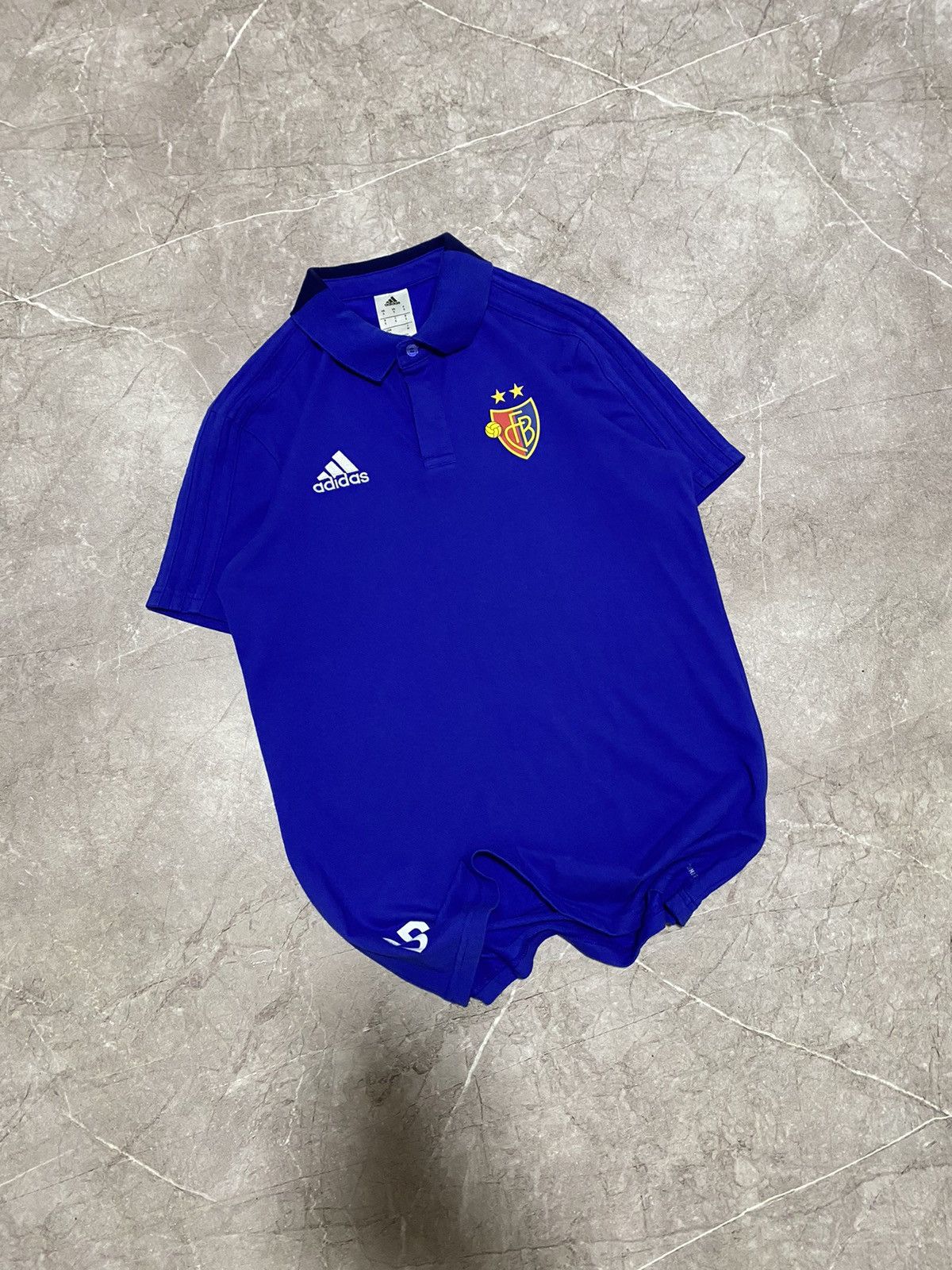Adidas 2017 Adidas FC Basel Soccer Football Polo T Shirt DR Size US S / EU 44-46 / 1 - 1 Thumbnail