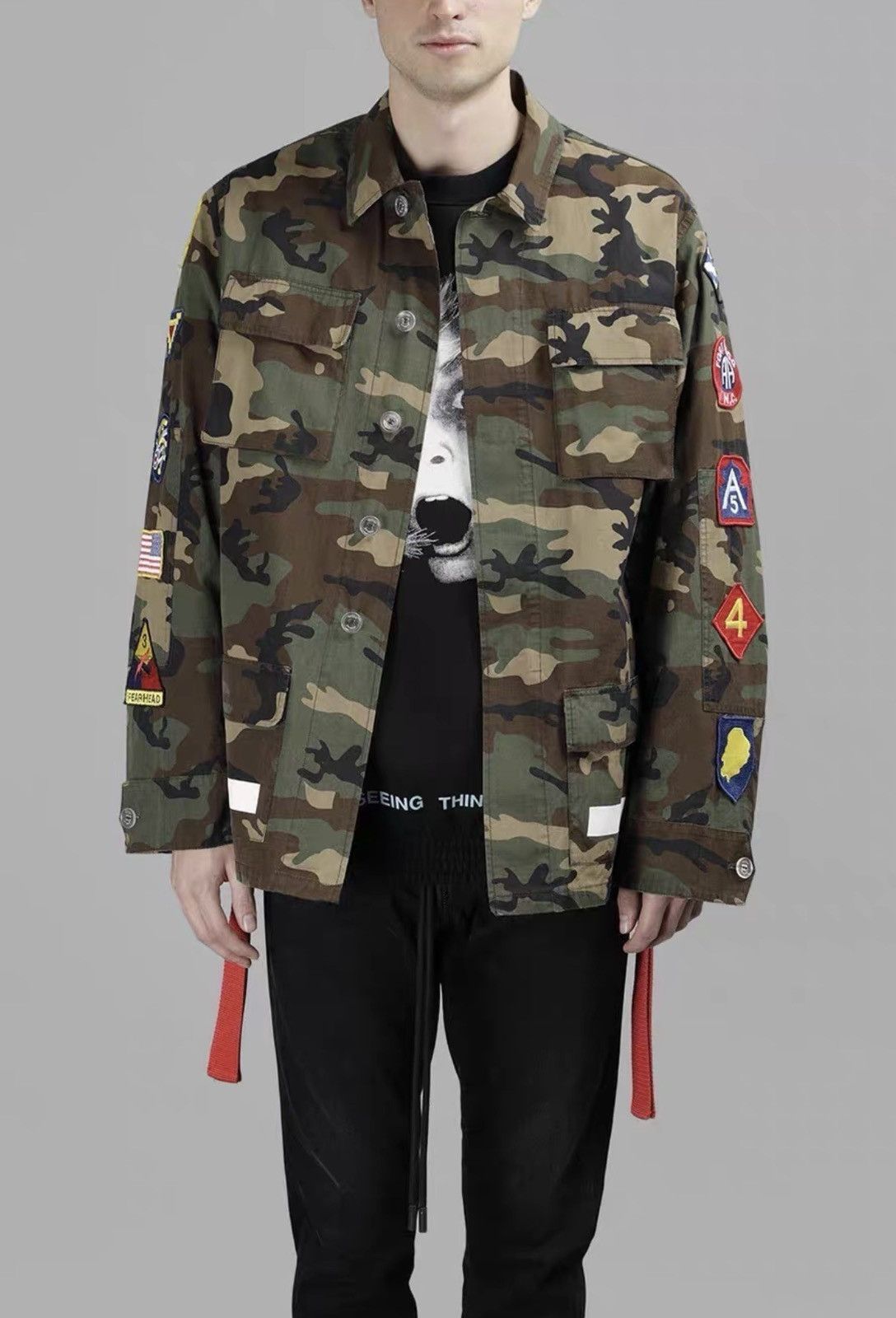 Off-White Off-White Medal Ribbon Arrow Camo Jacket J31 Size US XS / EU 42 / 0 - 7 Thumbnail
