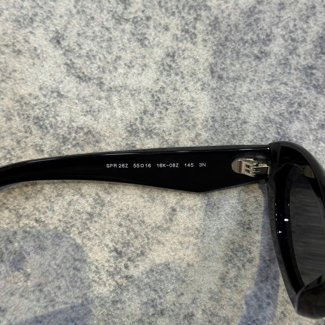 Prada PRADA PR 26ZS 16K08Z Sunglasses BLACK DARK GREY Size ONE SIZE - 4 Thumbnail