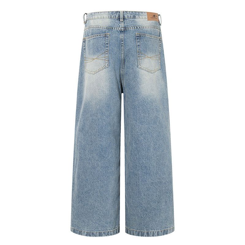 Jean Retro street style loose casual jeans for men Size US 32 / EU 48 - 2 Thumbnail