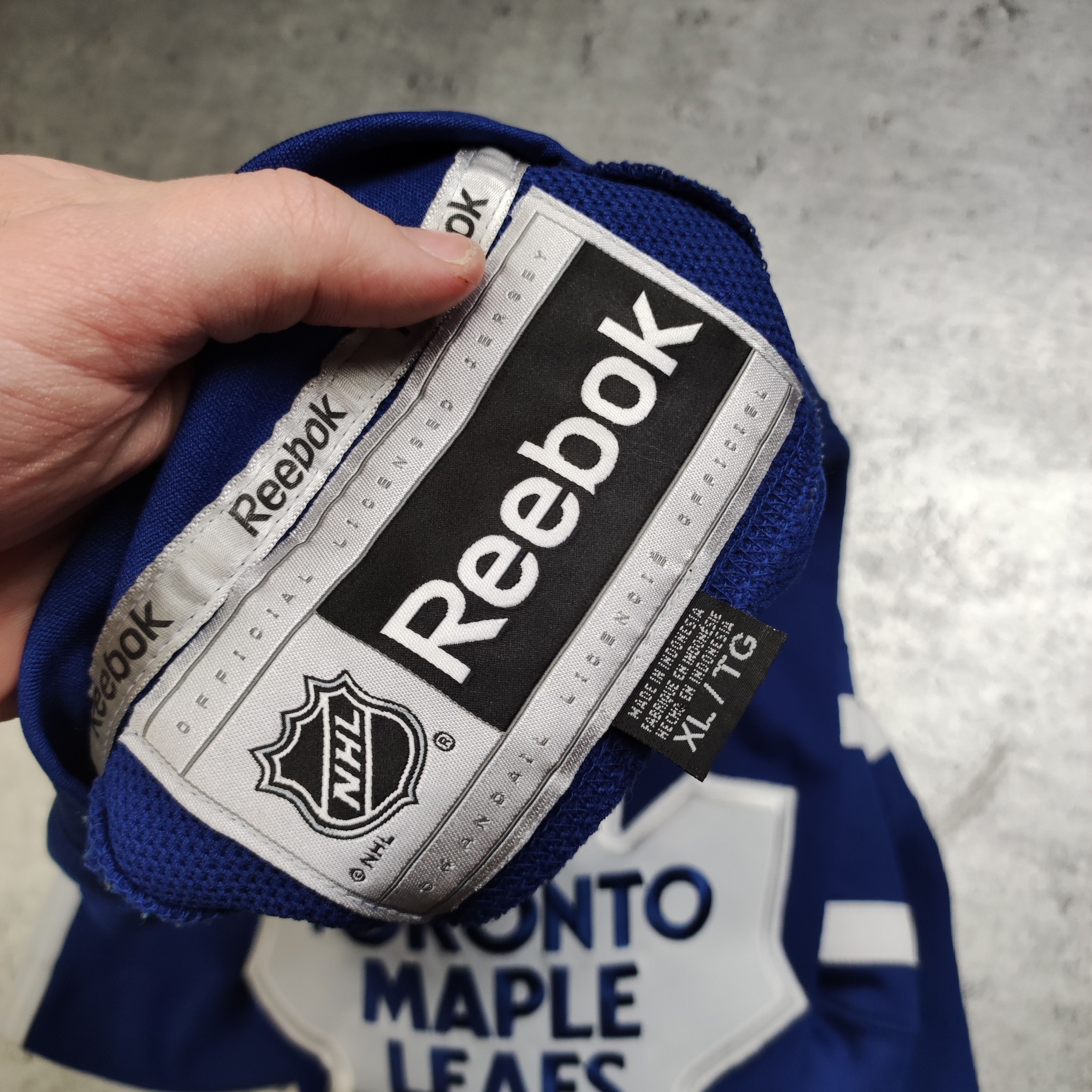 NHL × Vintage RARE 90s NHL Reebok x Toronto Maple Leafs PRO Jersey Size US XL / EU 56 / 4 - 8 Thumbnail