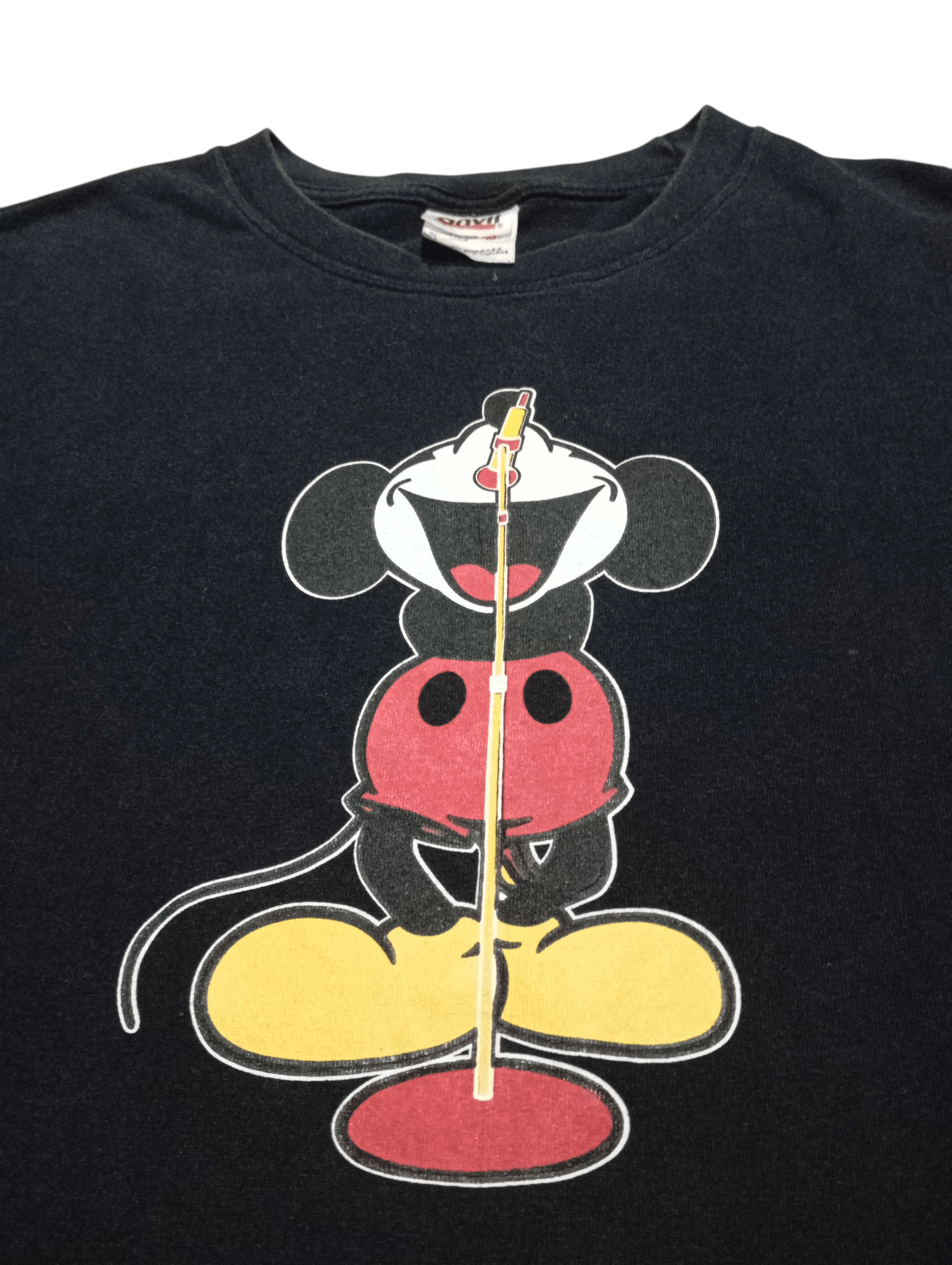 Anvil Mickey Mouse Liam Gallagher Oasis Style Tee Size US M / EU 48-50 / 2 - 2 Thumbnail