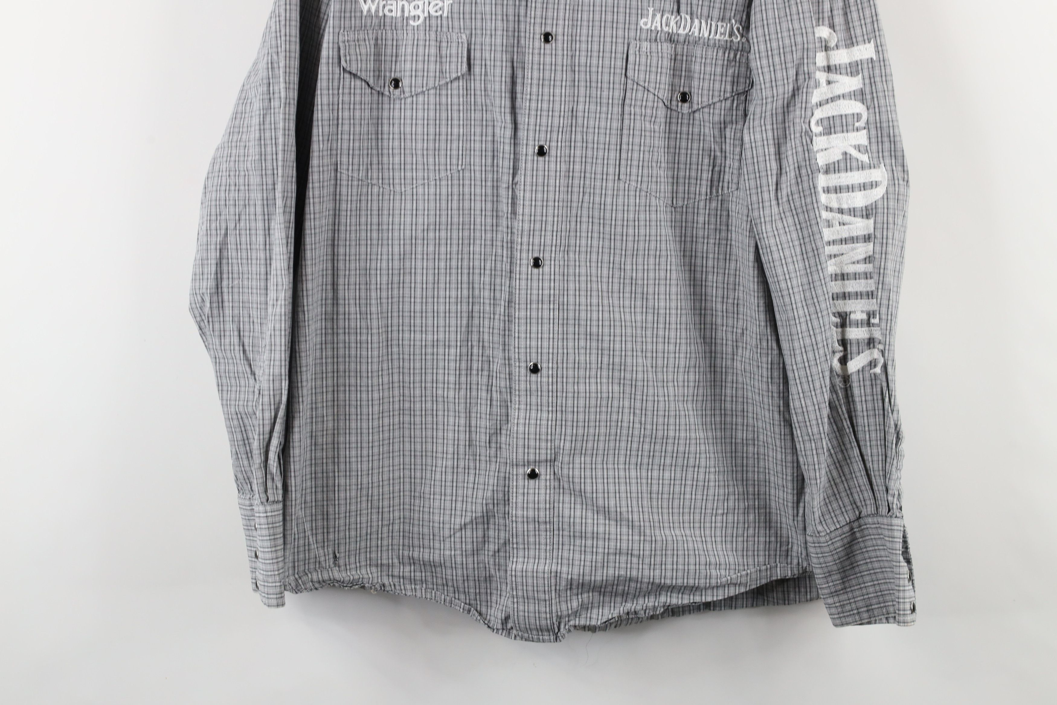 Vintage × Wrangler Vintage Wrangler x Jack Daniels Rodeo Snap Button Shirt Size US L / EU 52-54 / 3 - 3 Thumbnail