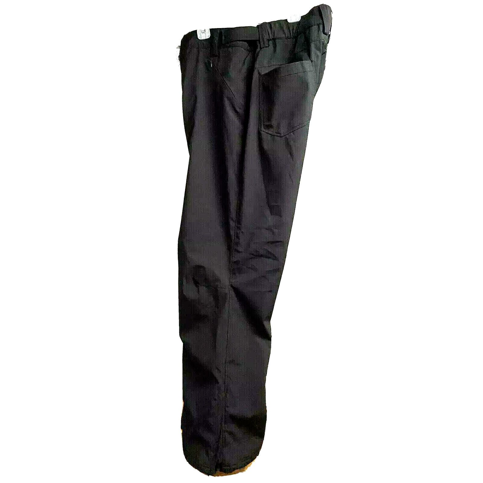Vintage Gerry Black Ski Snow Snowboard Fleece Lined Pants Large Size US 34 / EU 50 - 4 Thumbnail