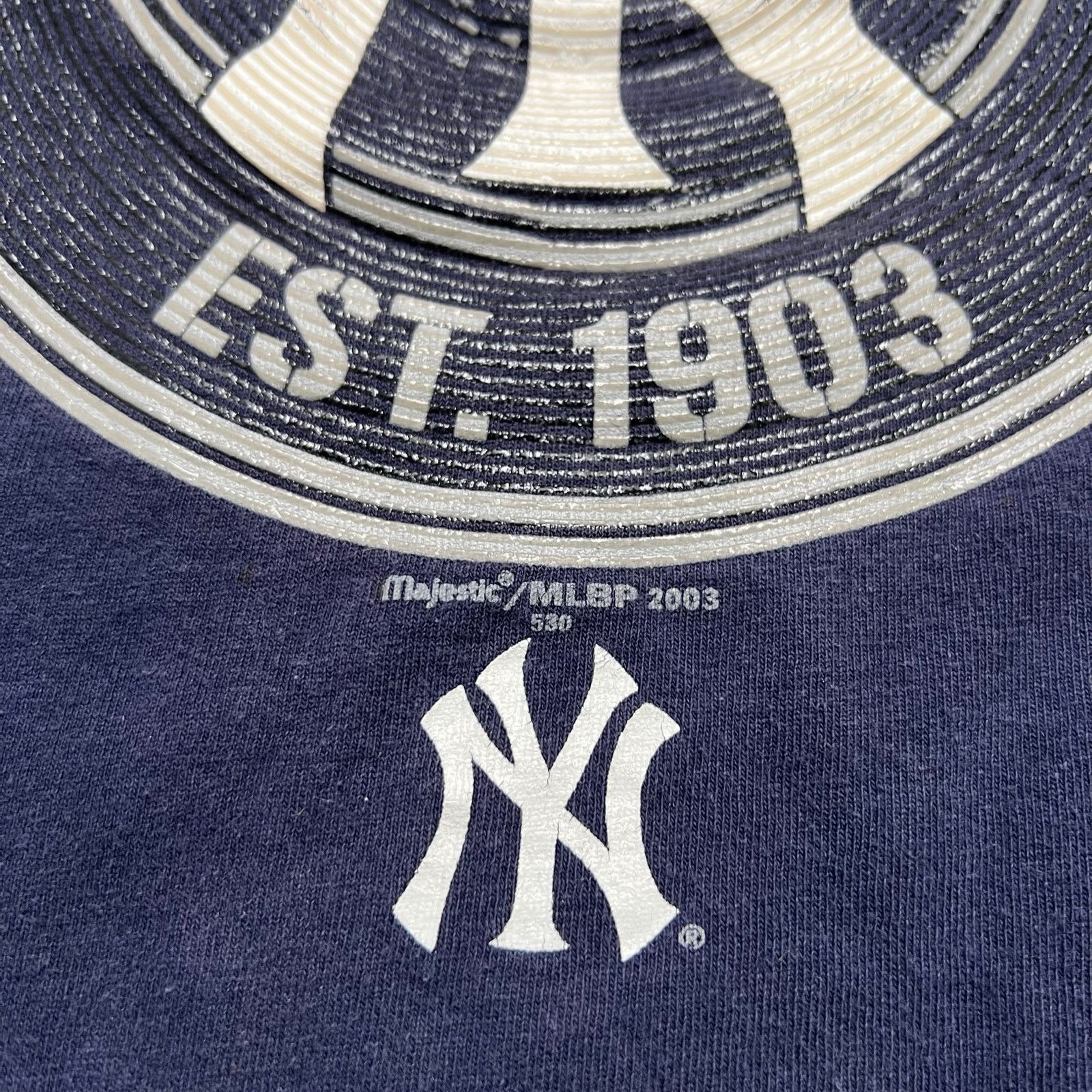 Majestic Vintage New York Yankees T Shirt Tee Sz XL MLB Baseball Y2K Size US XL / EU 56 / 4 - 3 Thumbnail