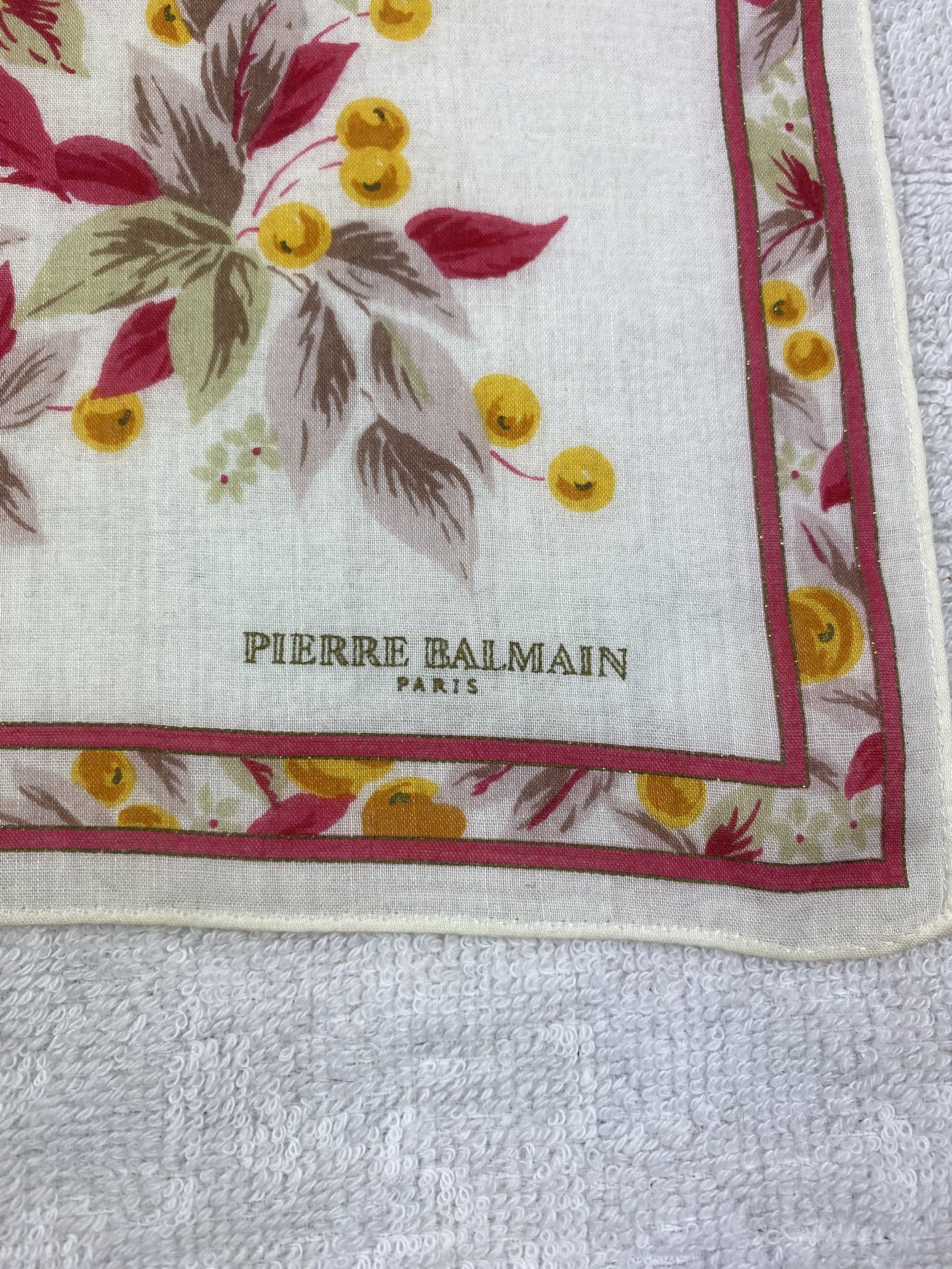 Pierre Balmain × Vintage Pierre Balmain Handkerchief / Bandana / Neckerchief Size ONE SIZE - 5 Thumbnail
