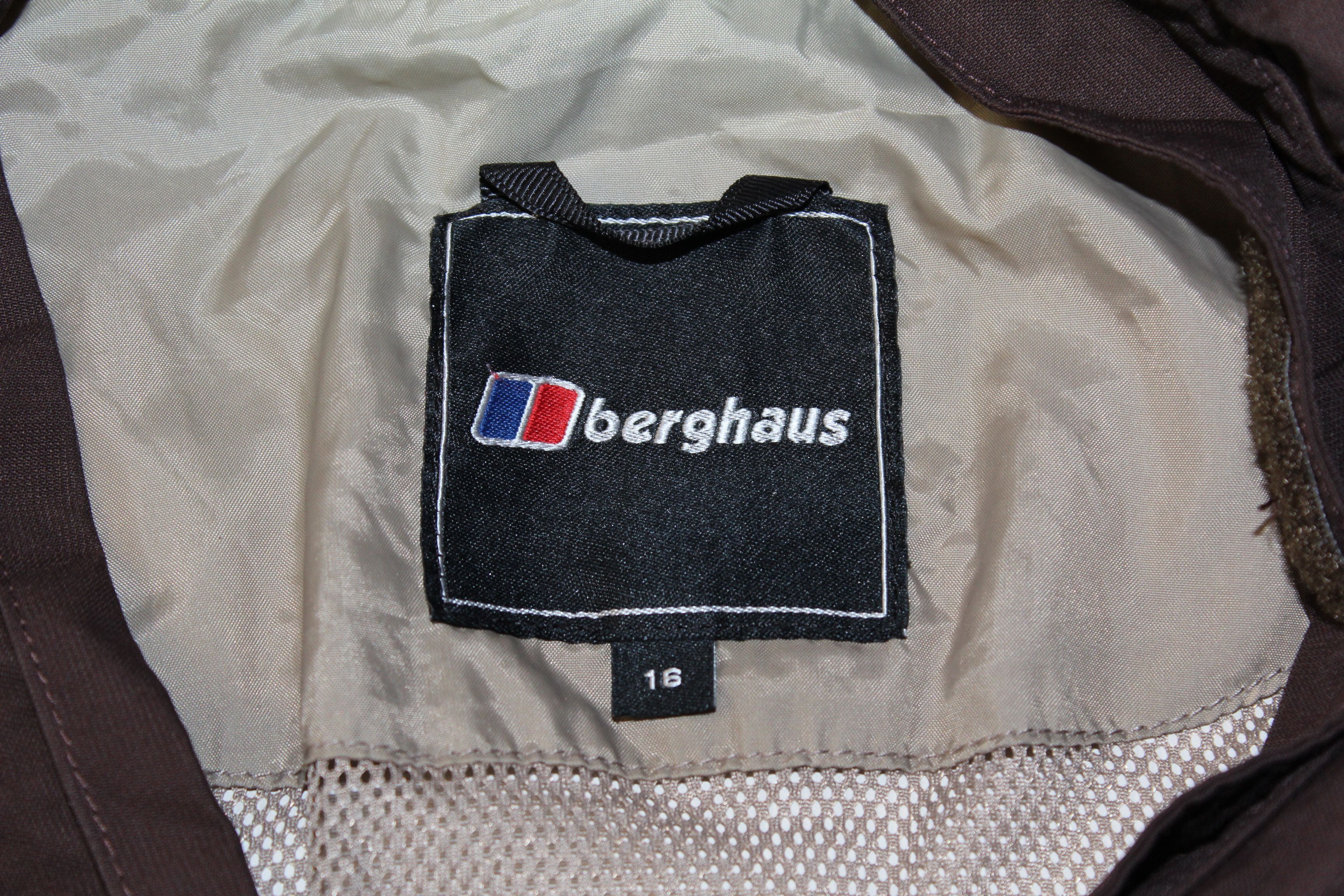Berghaus Women's BERGHAUS Brown Outdoor Jacket Size 16 Size XL / US 12-14 / IT 48-50 - 5 Thumbnail