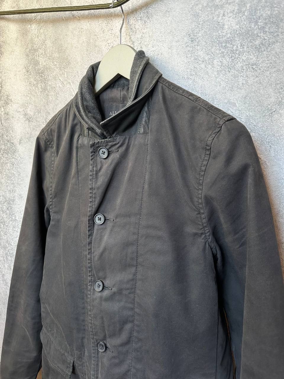 Allsaints ALLSAINTS ESTON BLAZER Black Cotton Jacket with Inner Collar Size US S / EU 44-46 / 1 - 7 Thumbnail