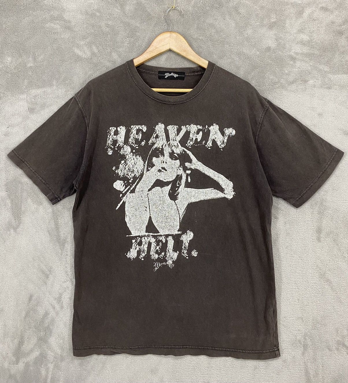 Hysteric Glamour VINTAGE FADED MARBLES CO LTD ‘HE AVEN HELL’ Size US L / EU 52-54 / 3 - 1 Thumbnail