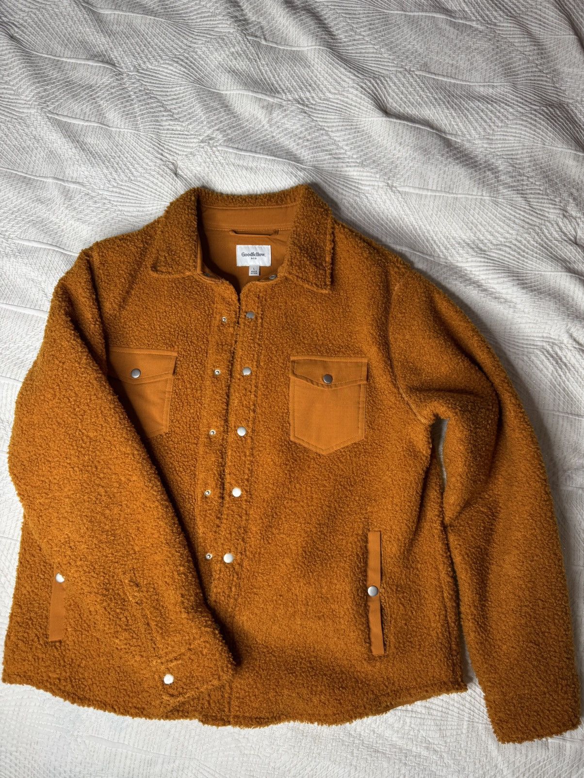 Other Goodfellow & Co Sherpa Shirt Jacket “Burnt Orange” Size US L / EU 52-54 / 3 - 1 Thumbnail