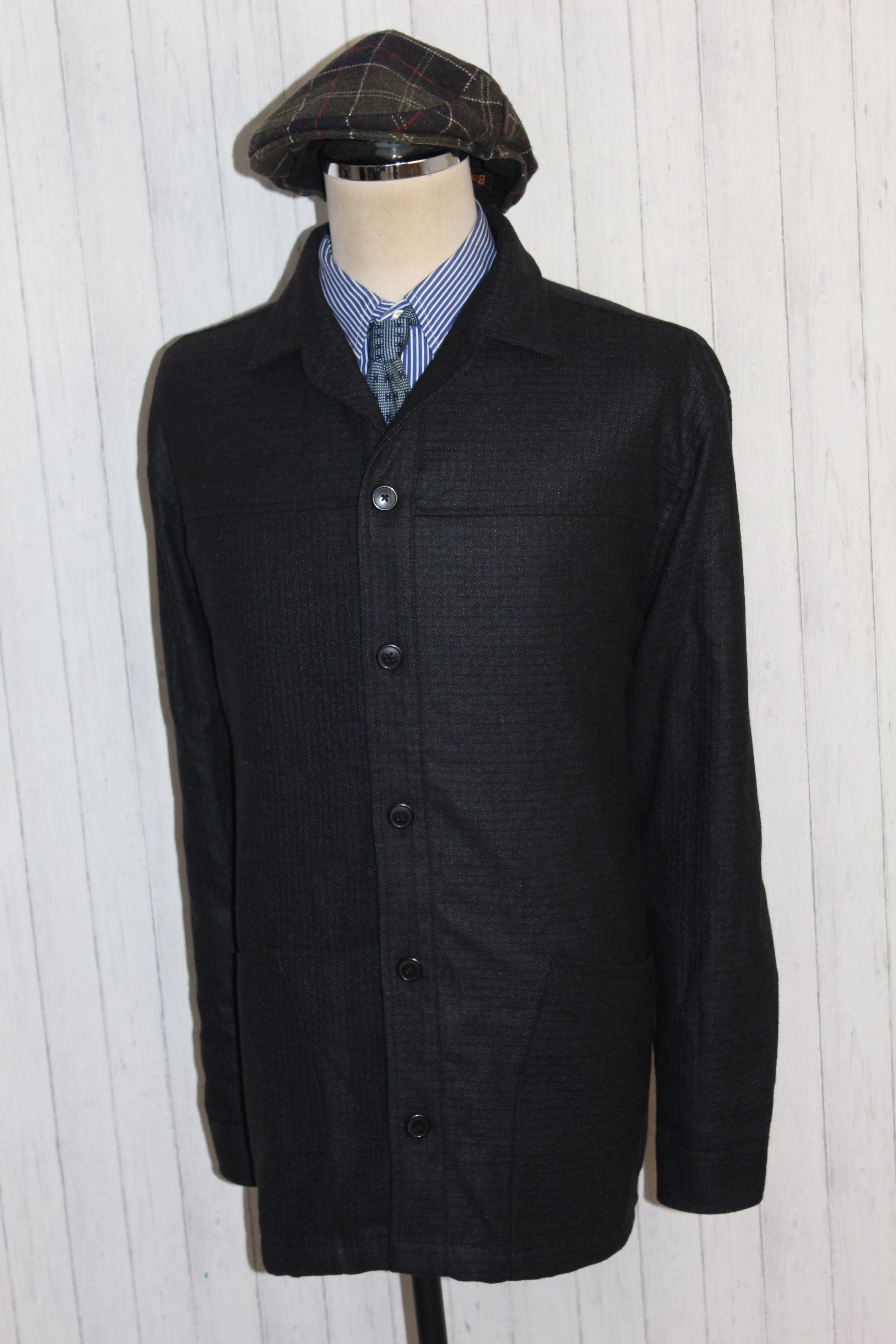 Barbour BARBOUR Wool Coat Jacket Size US XXL / EU 58 / 5 - 2 Thumbnail