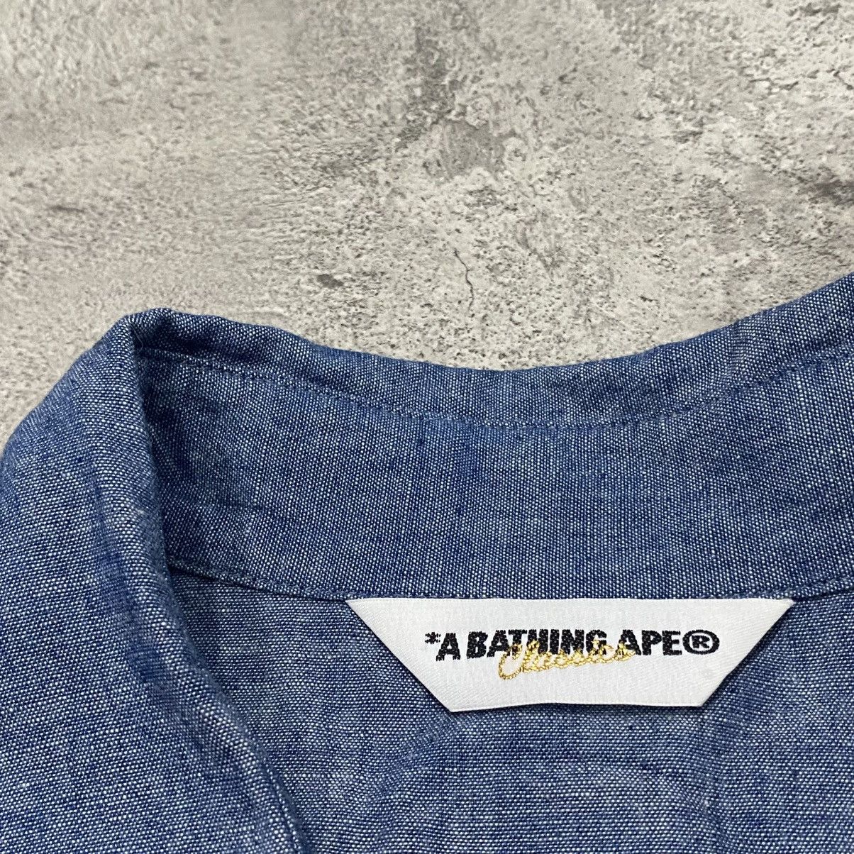 Bape Bape Back Logo Light Blue Shirt Size US L / EU 52-54 / 3 - 3 Thumbnail
