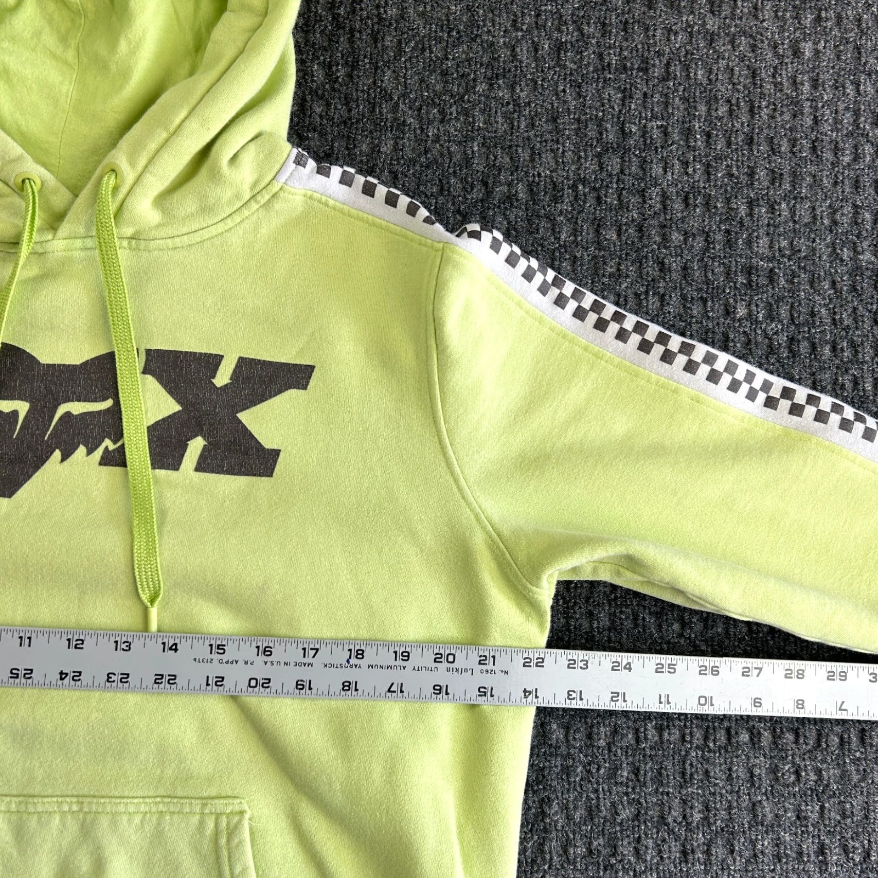 Fox Racing VINTAGE Fox Racing Hoodie Sweatshirt Green Pullover Women’s XL Size L / US 10 / IT 46 - 6 Thumbnail