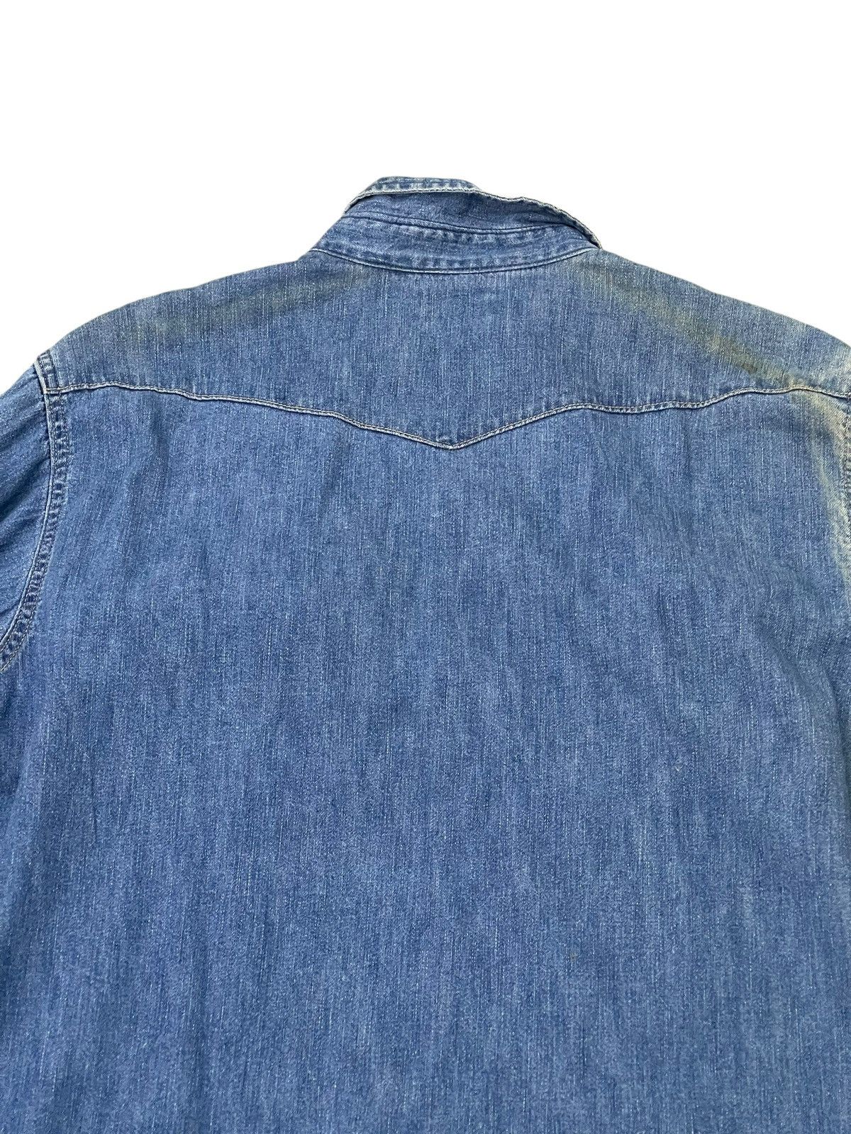 Blue Blue Japan Sun Faded Blue Blue Japan Denim Shirt Westerner 6🟩0 Size US M / EU 48-50 / 2 - 13 Thumbnail