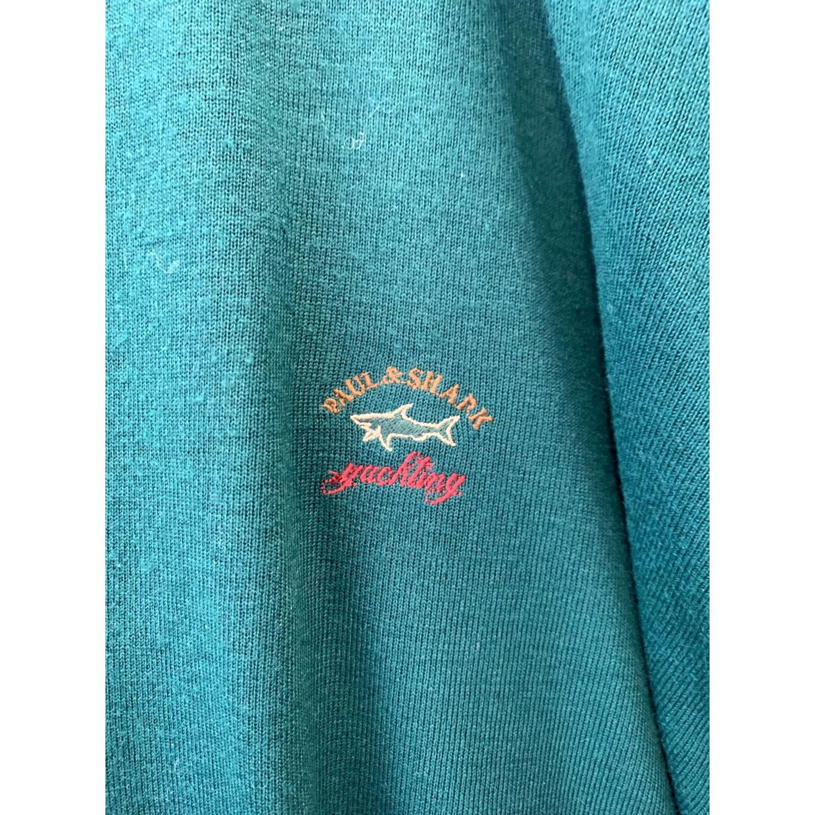 Paul & Shark Paul & Shark Yachting Cardigan Sweater XXL Green Men’s Wool Blend Made in Italy Size US XXL / EU 58 / 5 - 7 Thumbnail