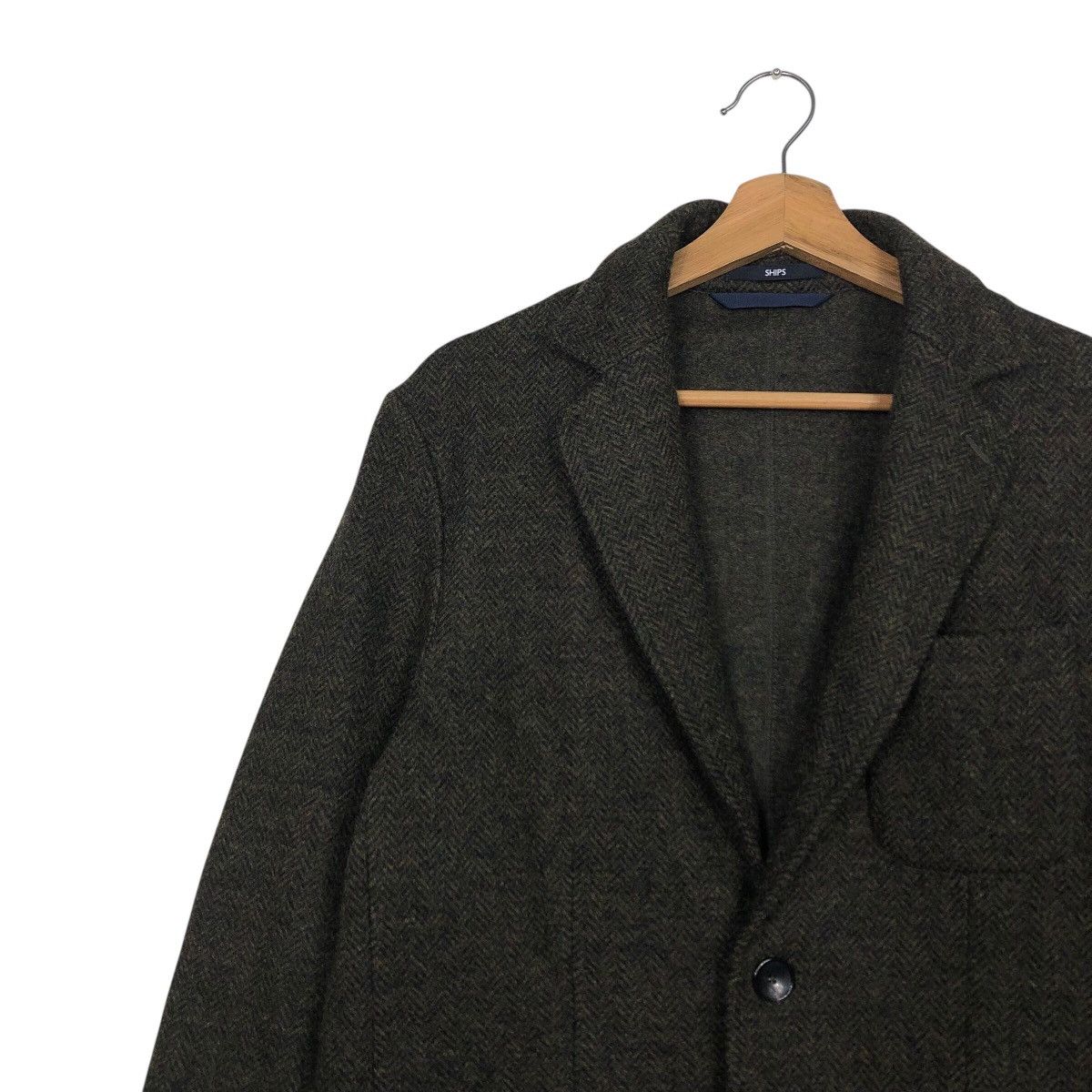 Issey Miyake 📌Vintage Wool Jacket Button Chore Balancircular Ships Japan Size US L / EU 52-54 / 3 - 8 Thumbnail