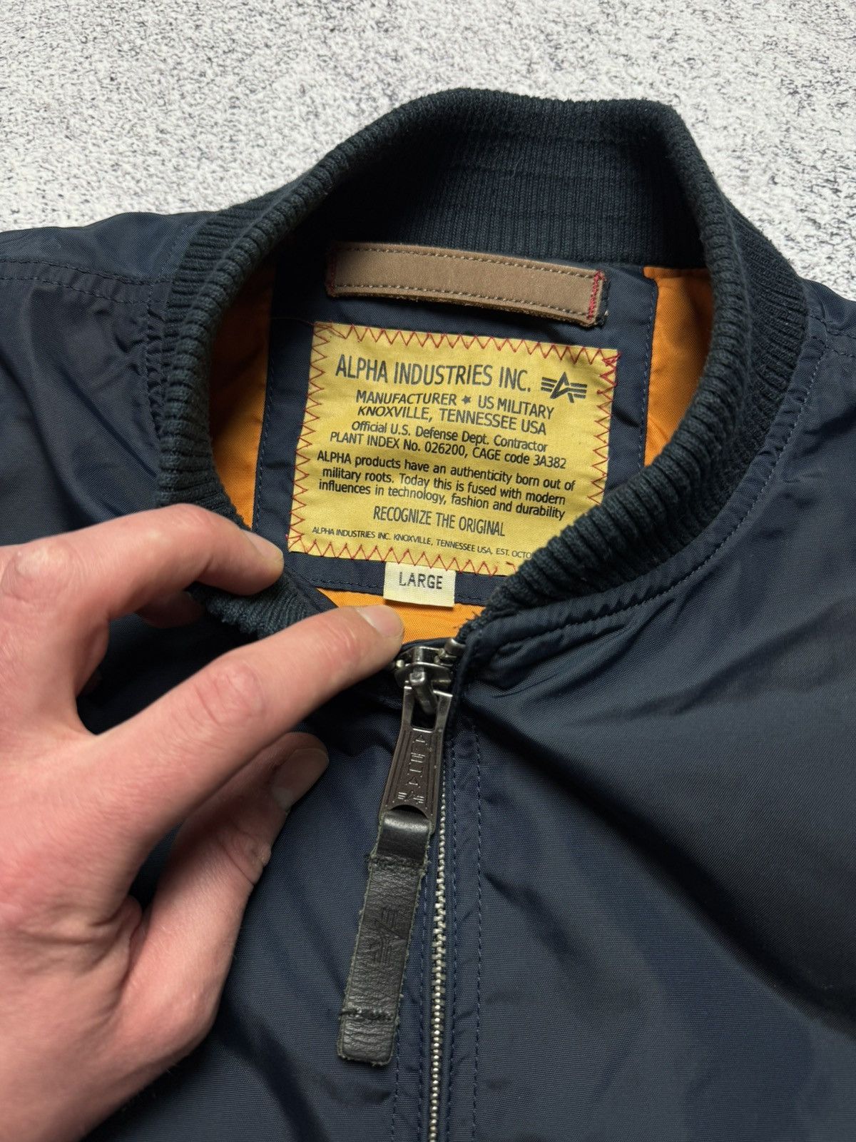 Alpha Industries Alpha Industries MA-2 Flight Bomber Jacket Avant Garde Style Size US L / EU 52-54 / 3 - 7 Thumbnail