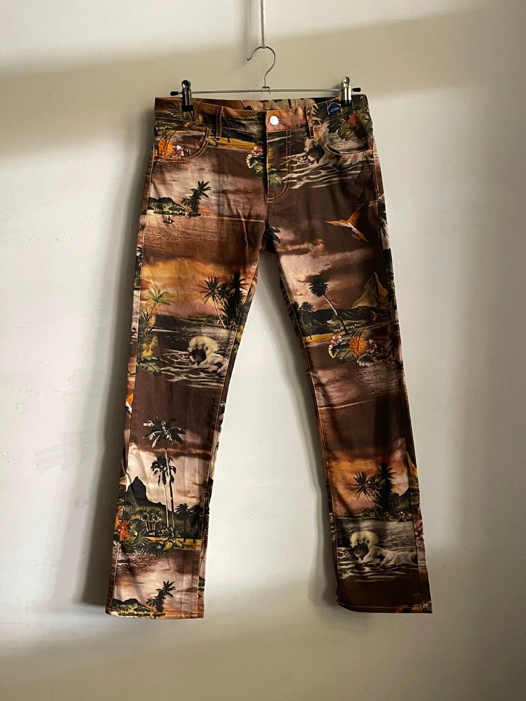 Jean Paul Gaultier Jean Paul Gaultier 12ss Beach Print Jeans Size US 30 / EU 46 - 1 Thumbnail