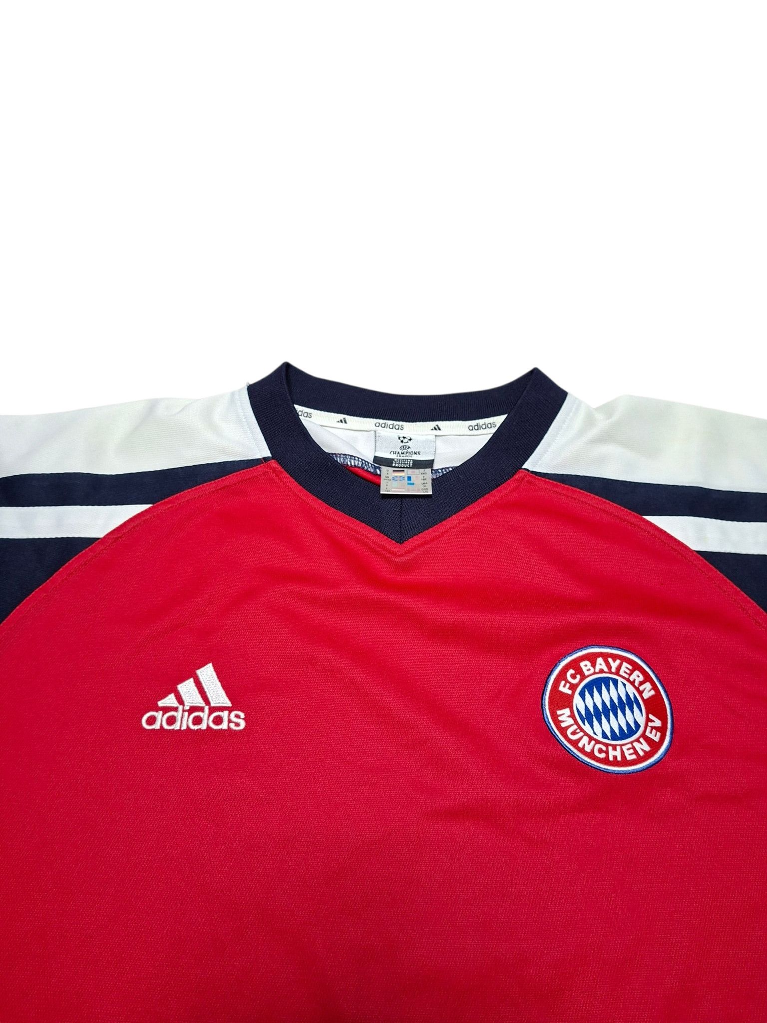 Adidas BAYERN MUNICH ADIDAS VINTAGE CHAMPIONS LEAGUE SOCCER JERSEY Size US XL / EU 56 / 4 - 2 Thumbnail