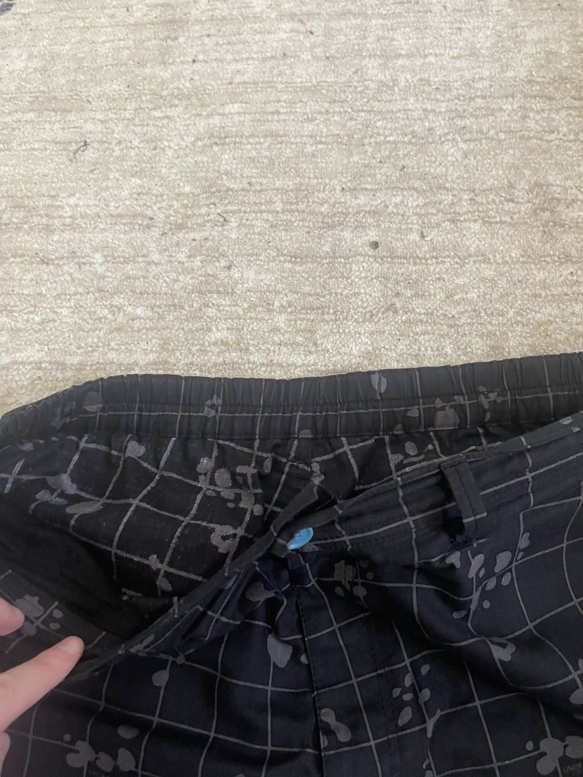 Undercover Black Cotton Camo Check Pants Size US 32 / EU 48 - 6 Thumbnail
