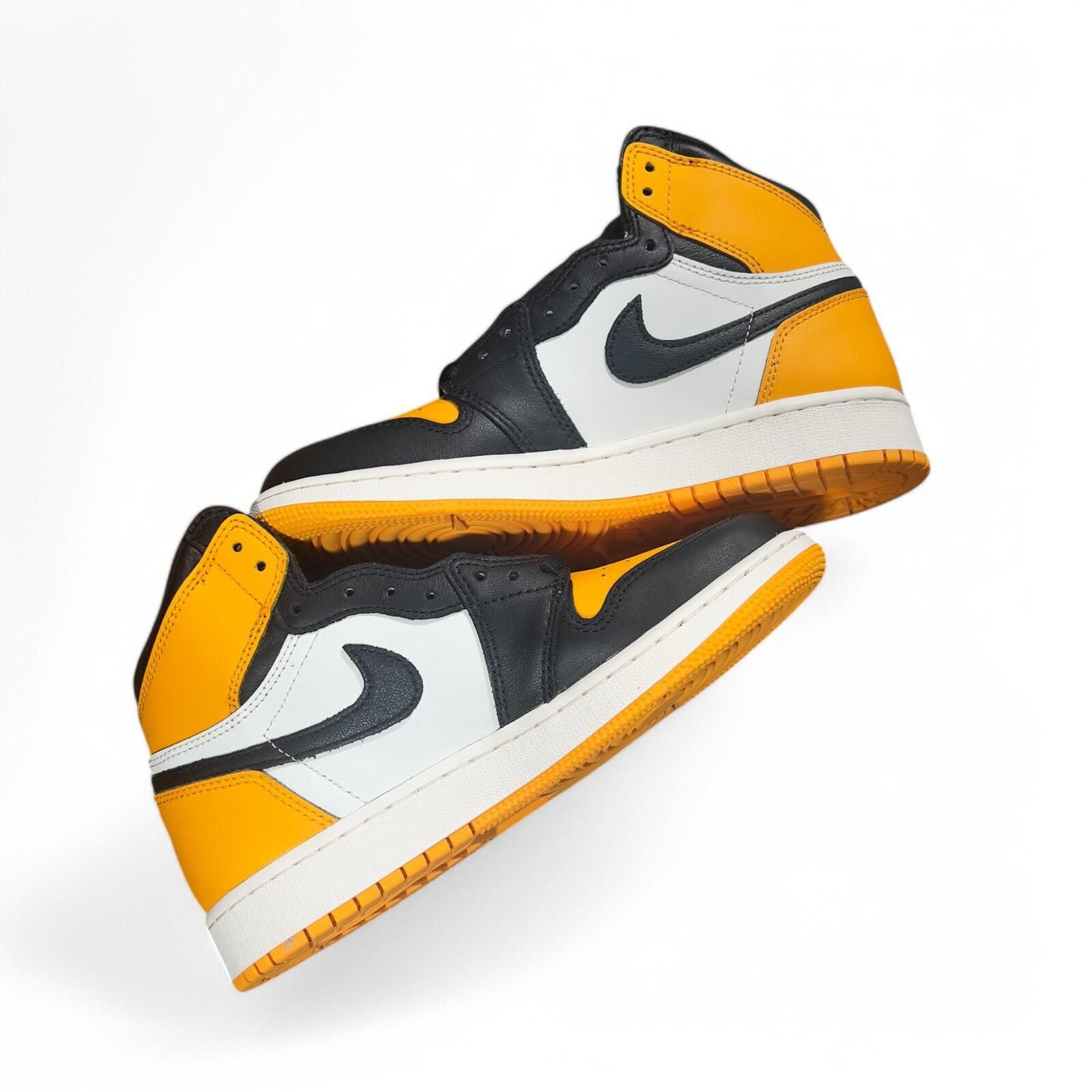Nike Nike Air Jordan 1 High OG GS Taxi Black Yellow UK 4.5 Size US 5 / EU 37 - 7 Thumbnail
